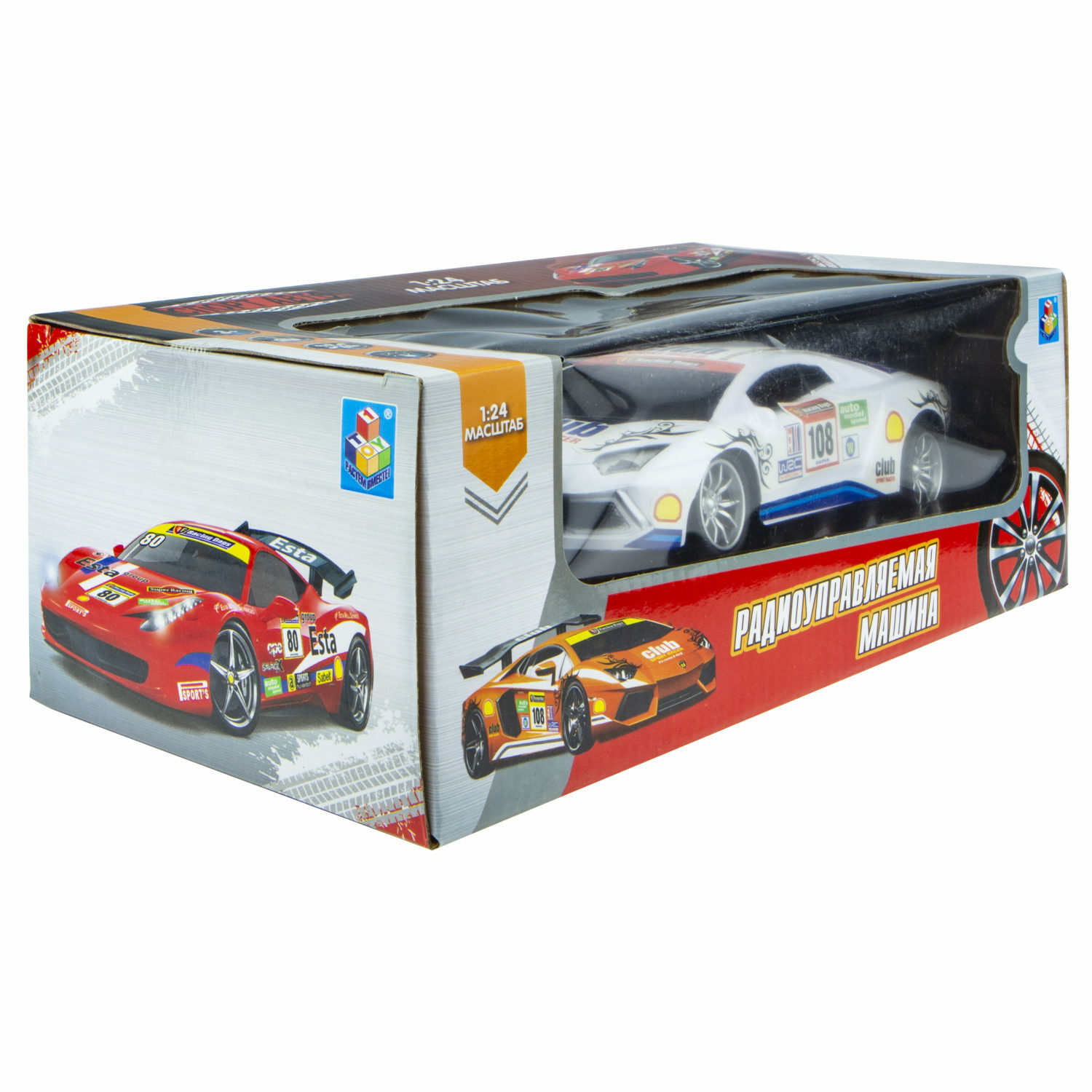 Автомобиль РУ 1TOY Спортавто 1:24 - фото 4