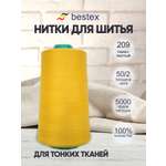 Нитки для шитья для оверлока 50/2 Bestex 5000 ярдов цв 209