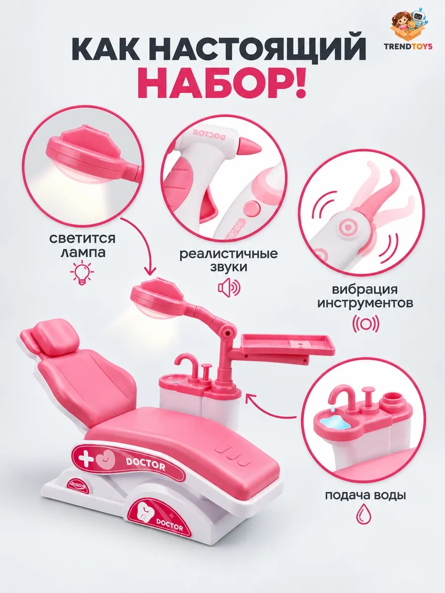 Игрушка TrendToys Доктор Стоматолог 30 предм. - фото 2
