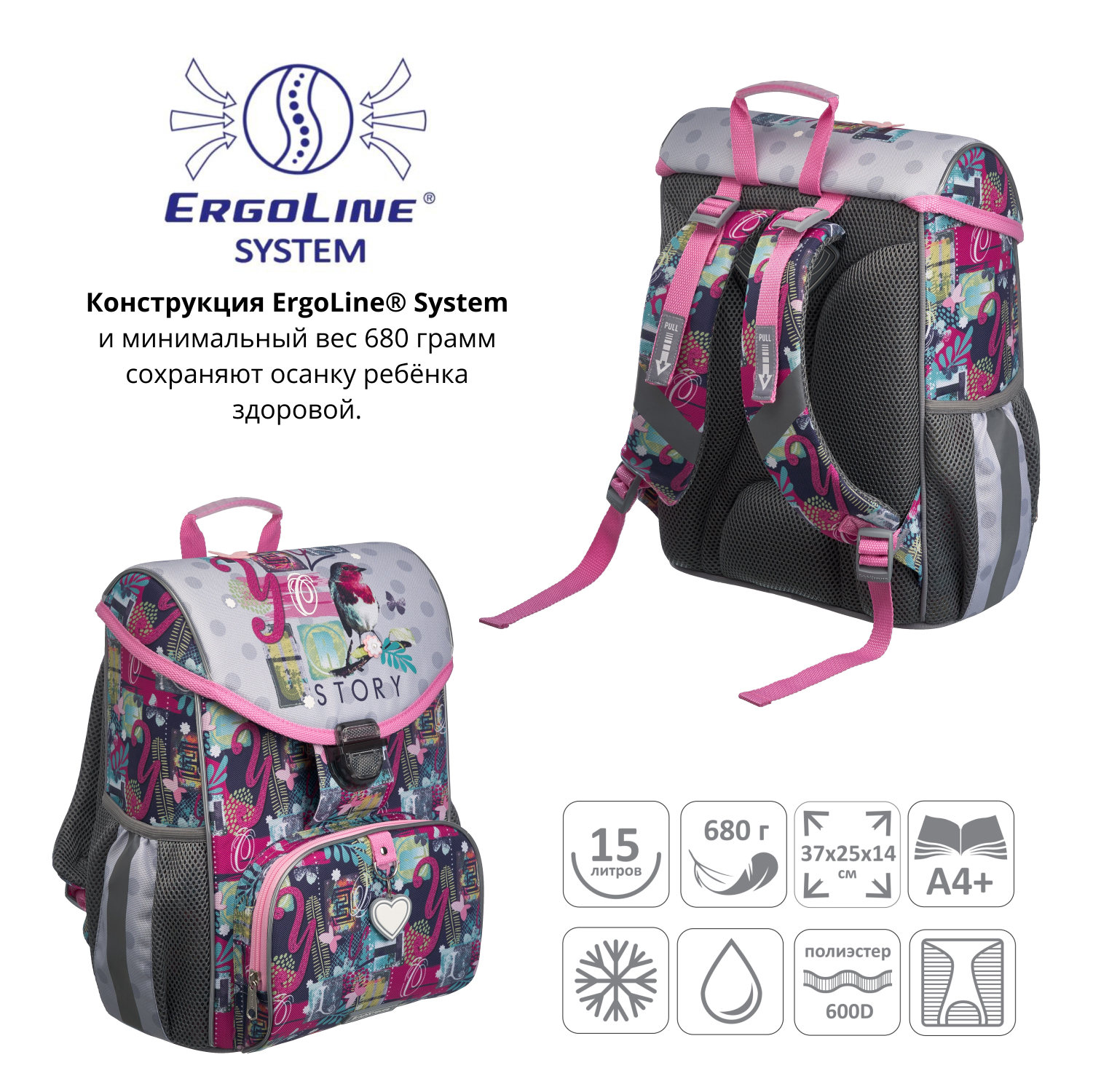 Ранец ErichKrause ErgoLine - фото 4