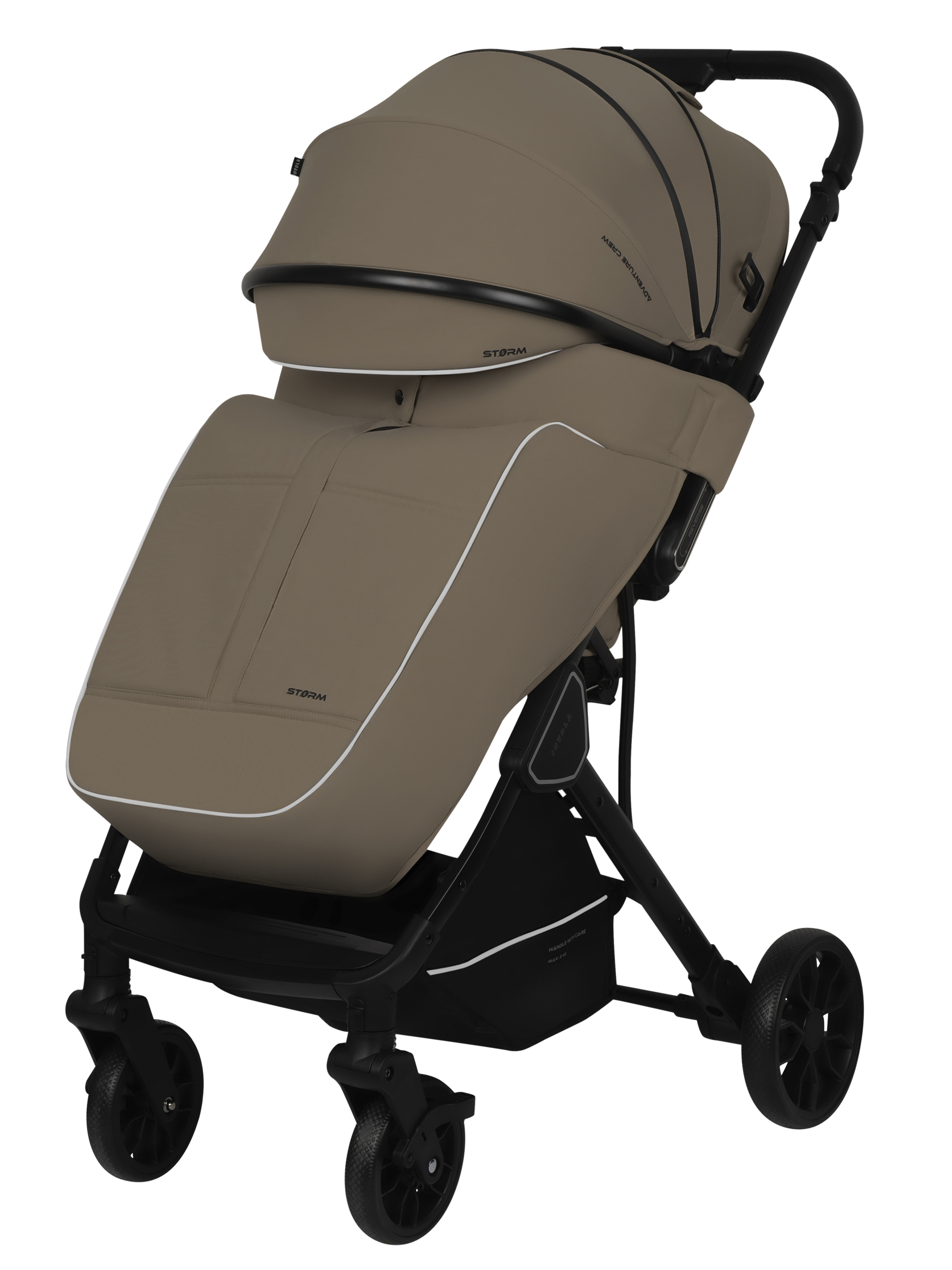 Коляска прогулочная JOVOLA Storm, бежевый - фото 2