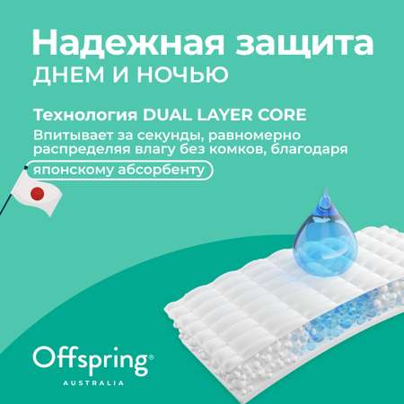 Подгузники Offspring NB (2-4 кг) 56 шт.