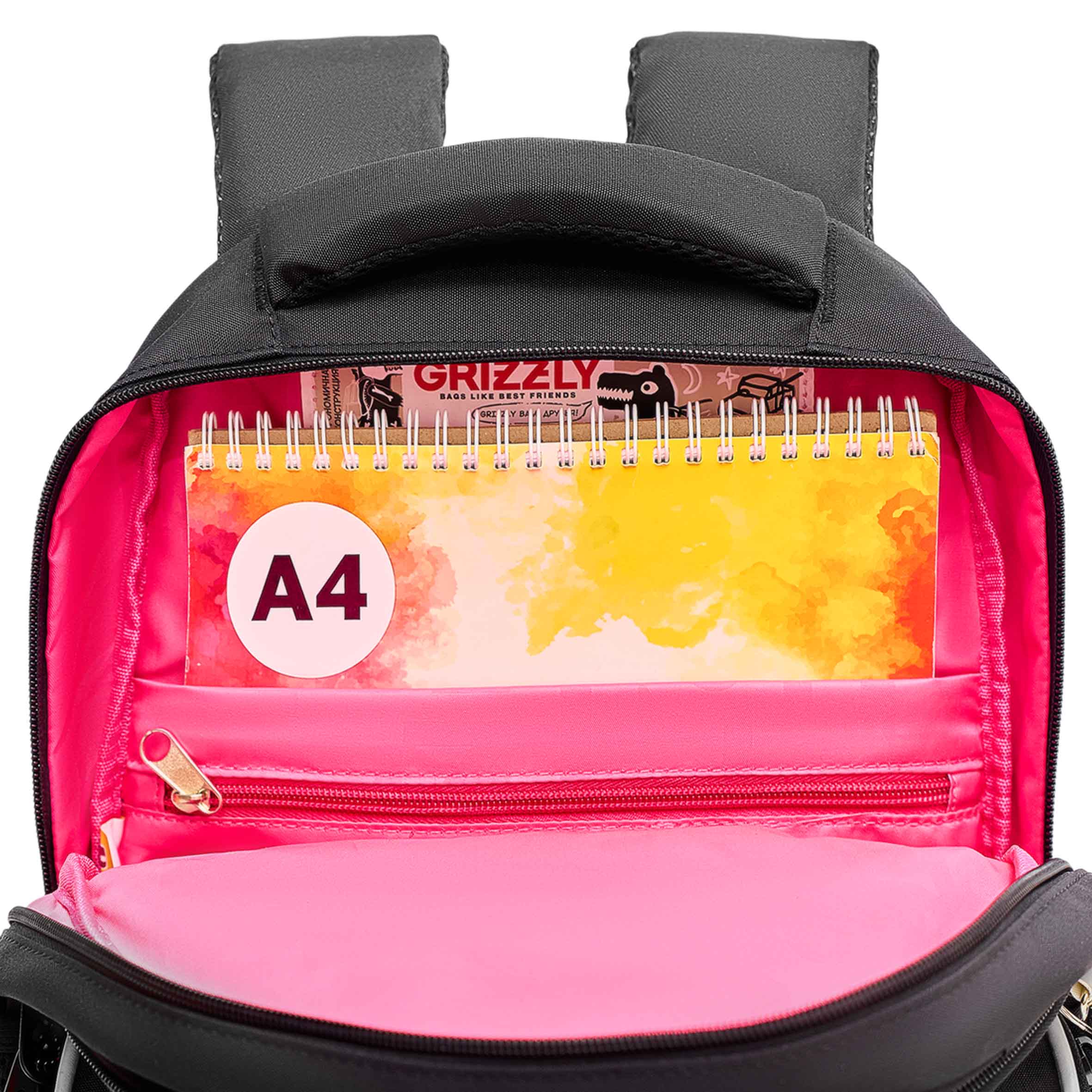 Рюкзак Grizzly Серебро - фото 6