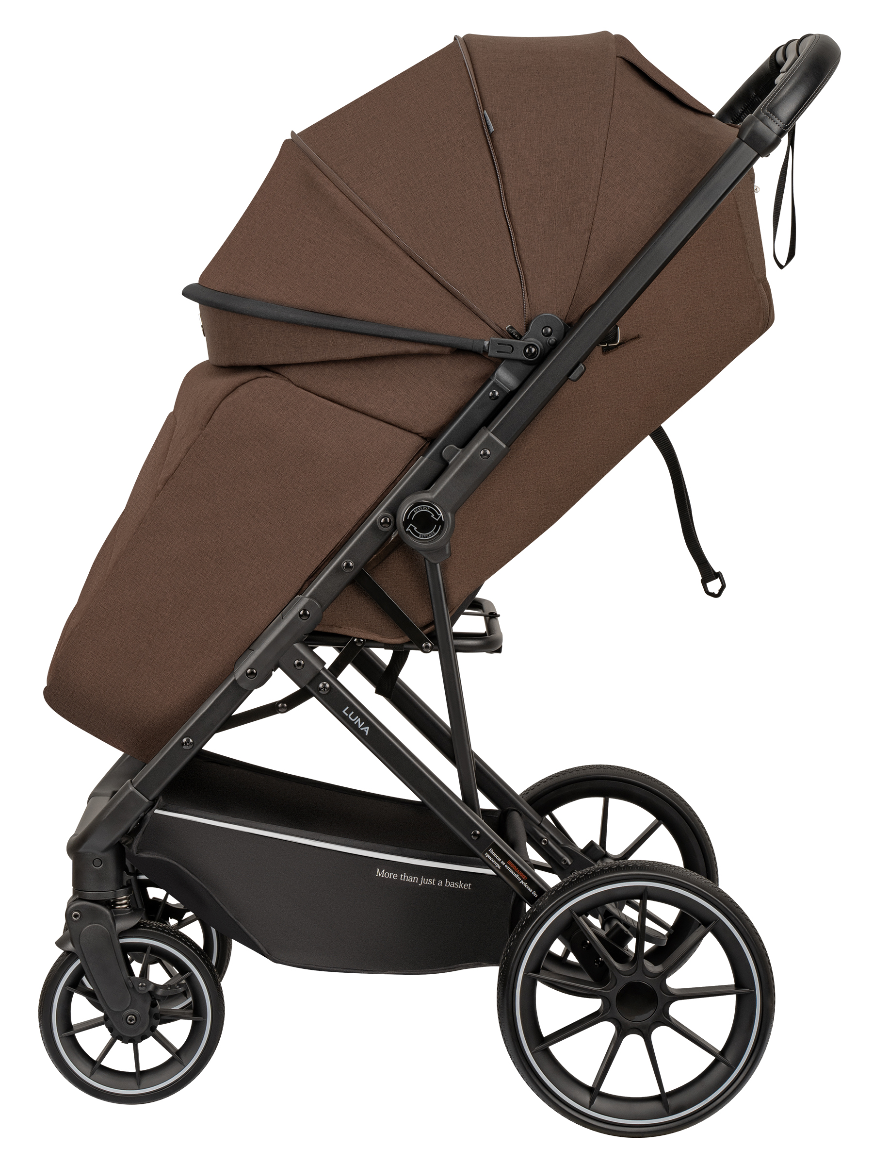 Коляска прогулочная JOVOLA Luna коричневый - фото 10