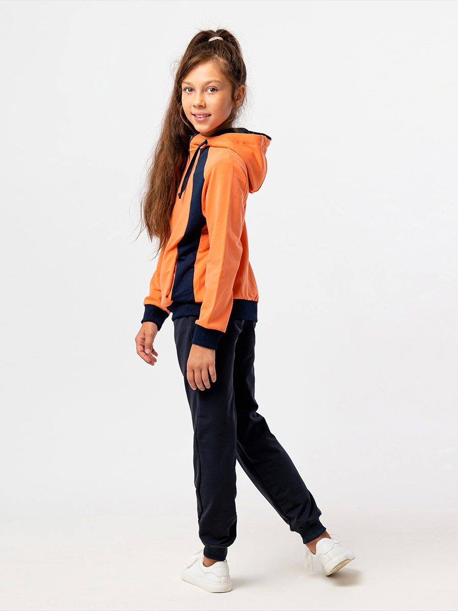 Спортивный костюм RODOS М-258/темно-синий_персиковый - фото 5