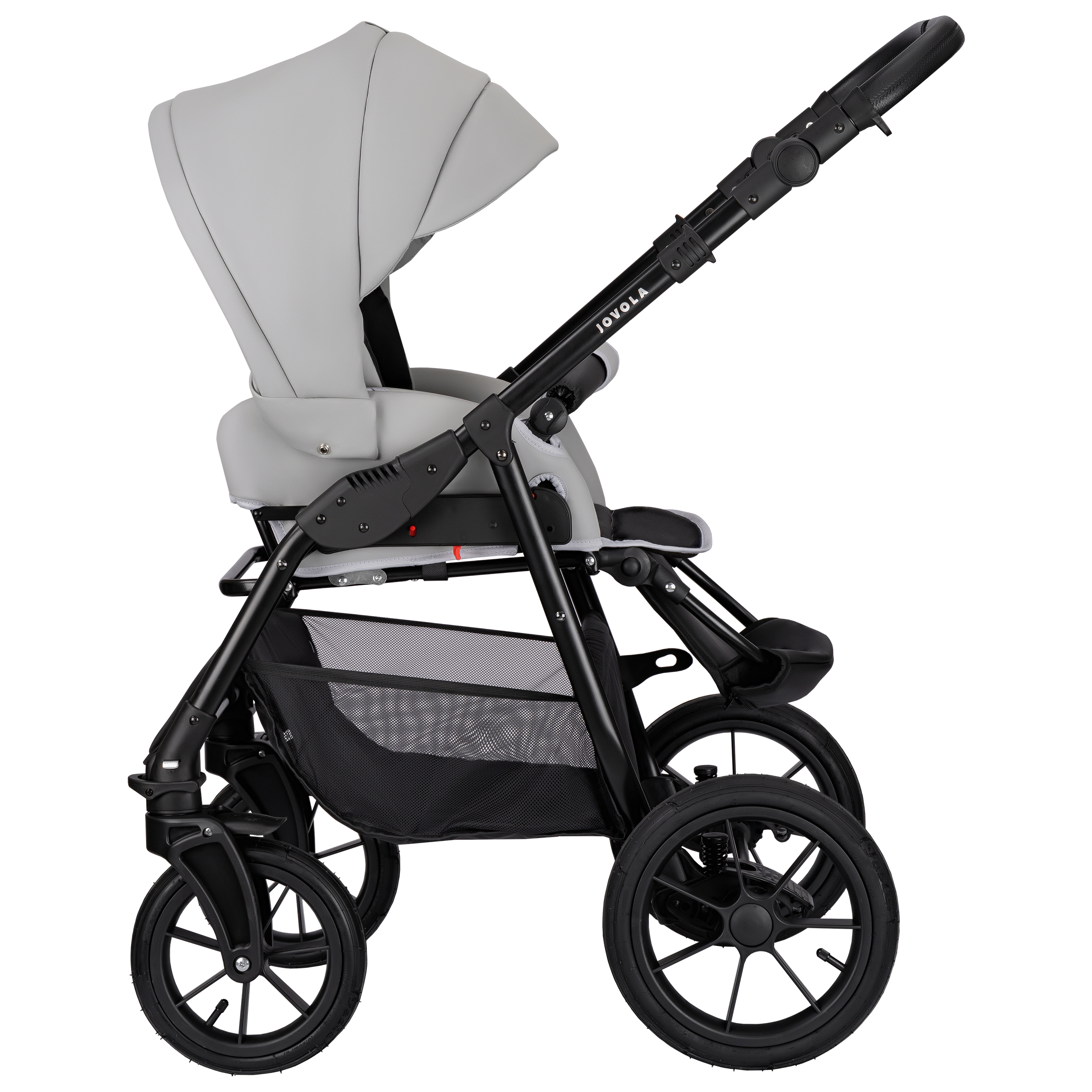Коляска 2в1 JOVOLA Tessa Eco серый - фото 22