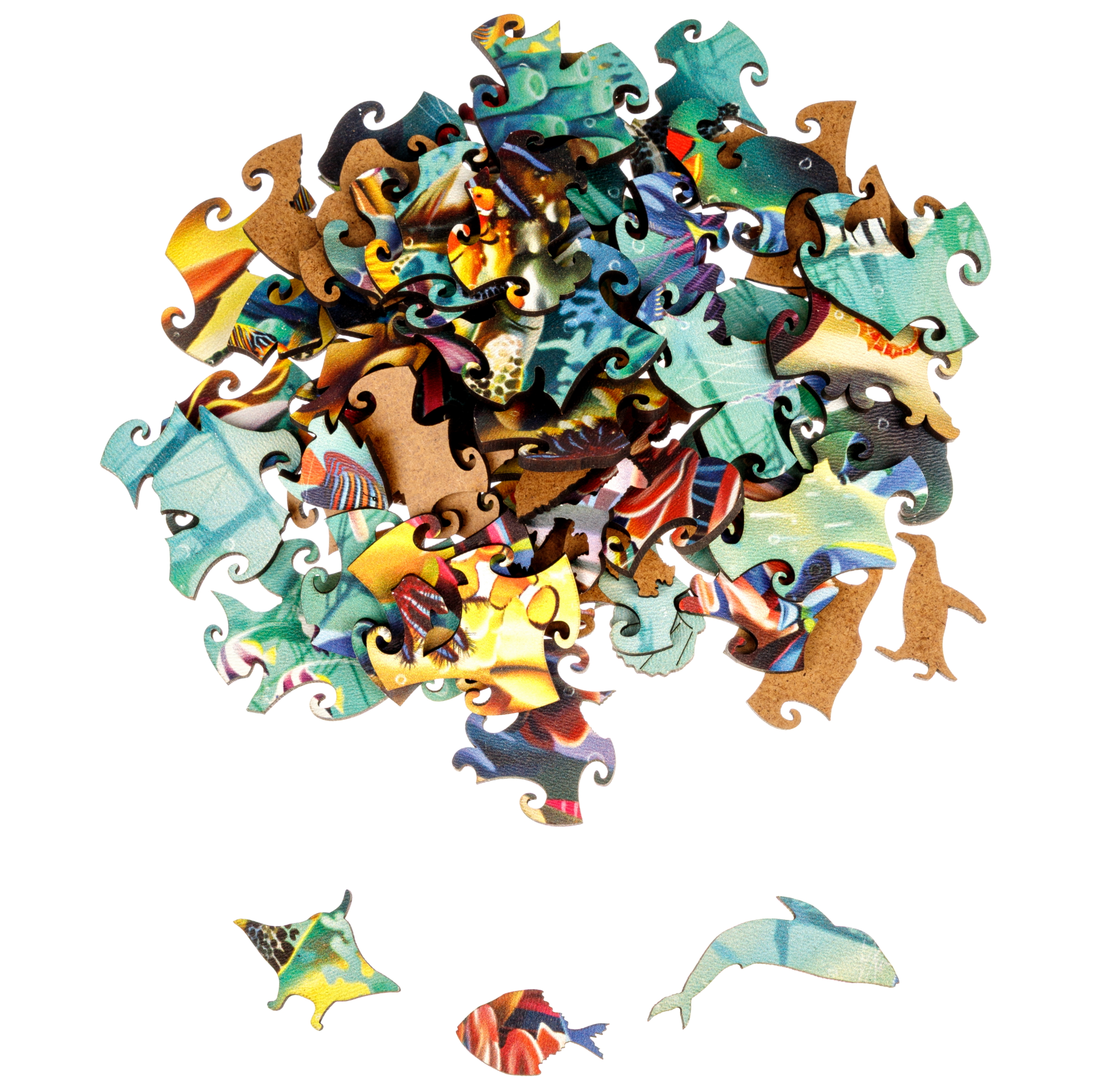 Пазл 1TOY Океан 82 детали деревянный - фото 11