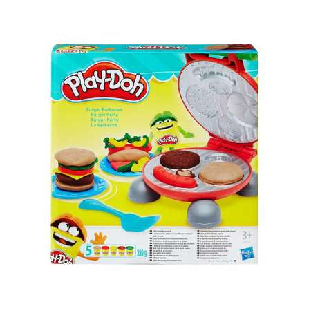 Тесто-пластилин Play-Doh Бургер-гриль