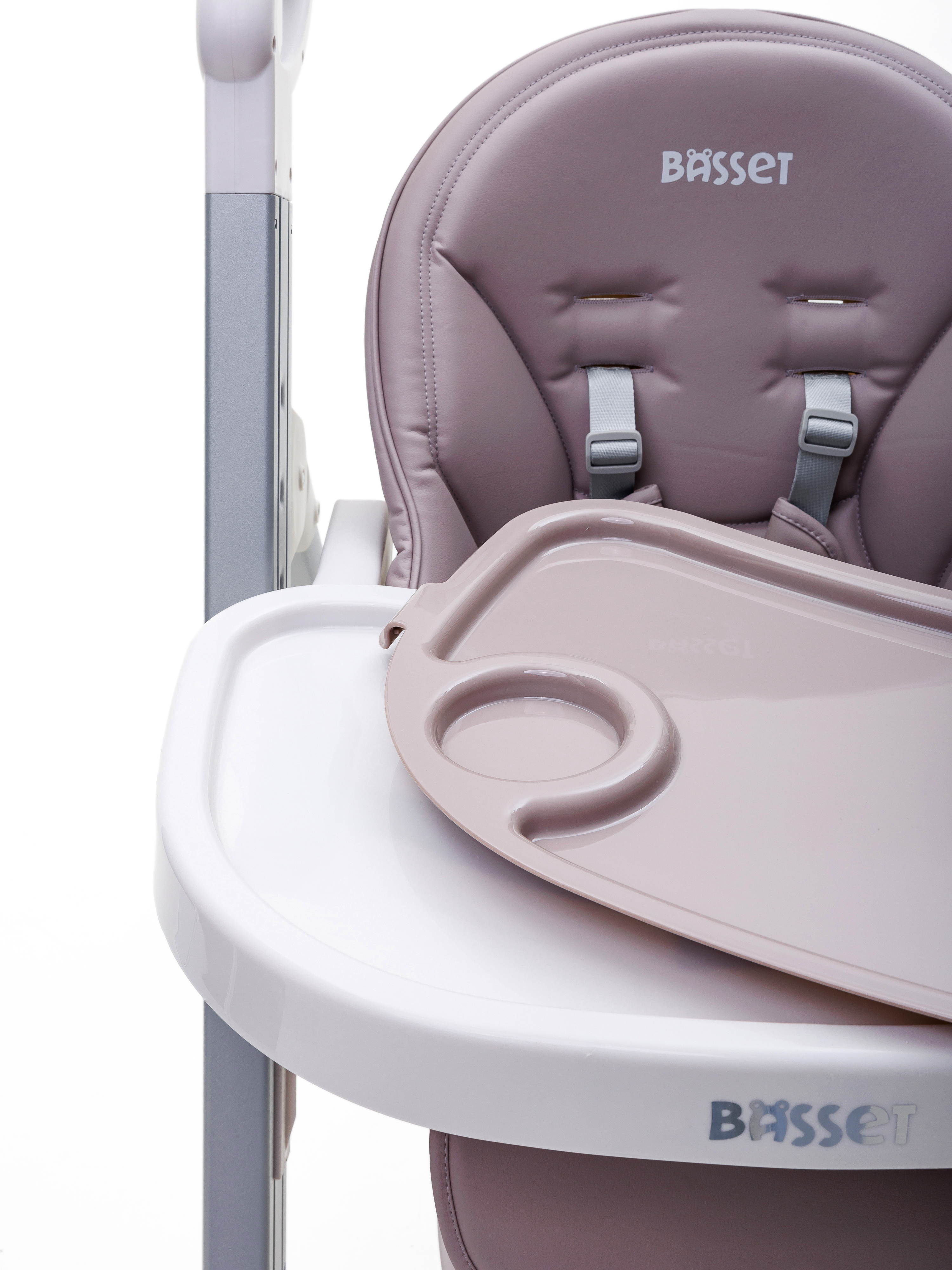 Стульчик для кормления BASSET B2 серый - фото 25