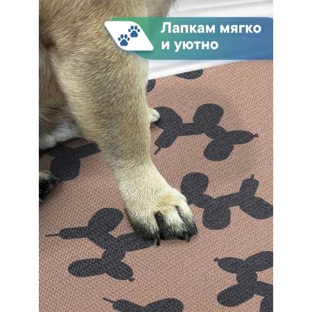 Коврик под миску VILINA для собак и кошек 50х30 см.