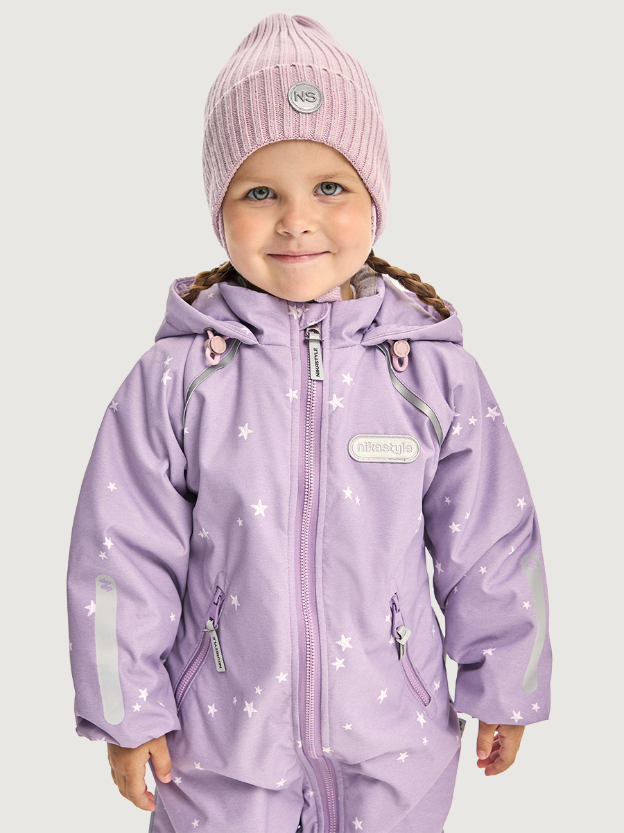 Комбинезон NIKASTYLE 8м0626 пудра/светло-серый - фото 5