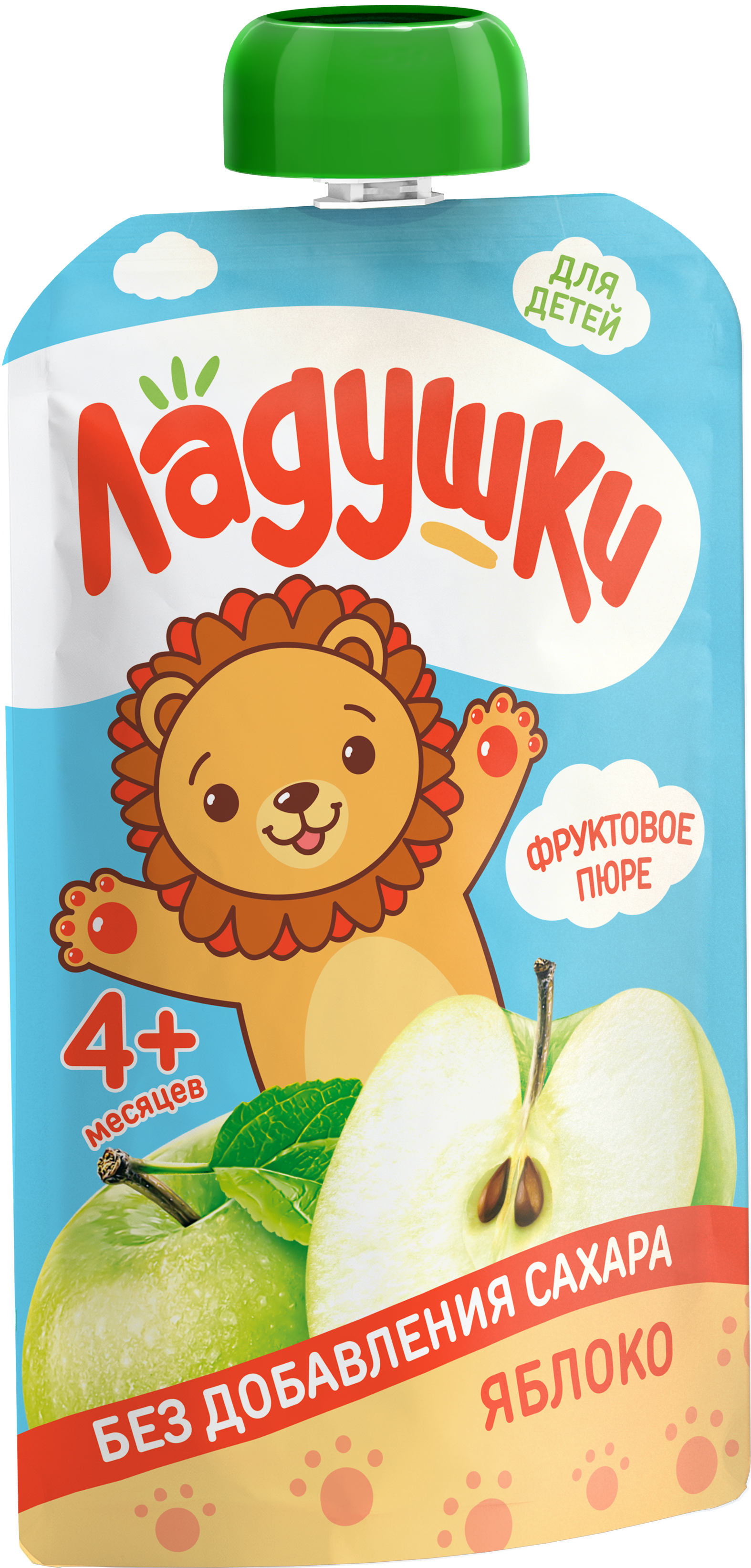 Пюре Ладушки Яблоко с 4 мес 85 г 12 упак. - фото 4