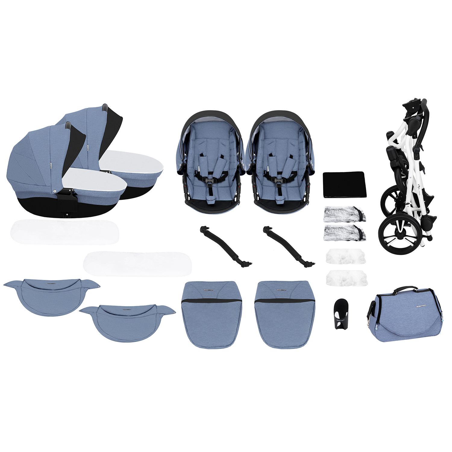 Коляска 2 в 1 Bebetto Comfort - фото 12