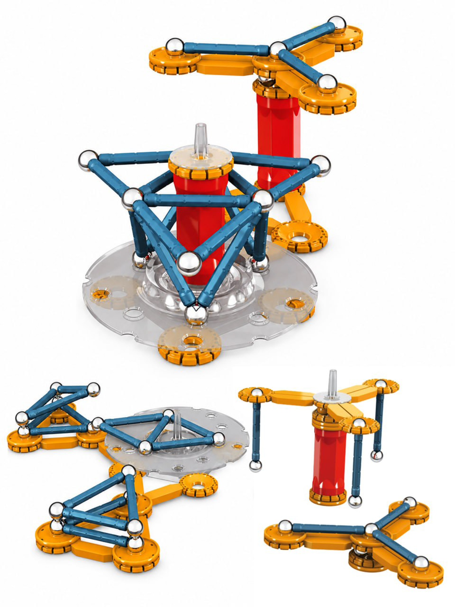 Конструктор Geomag Mechanics Gravity магнитный 86 дет. - фото 7