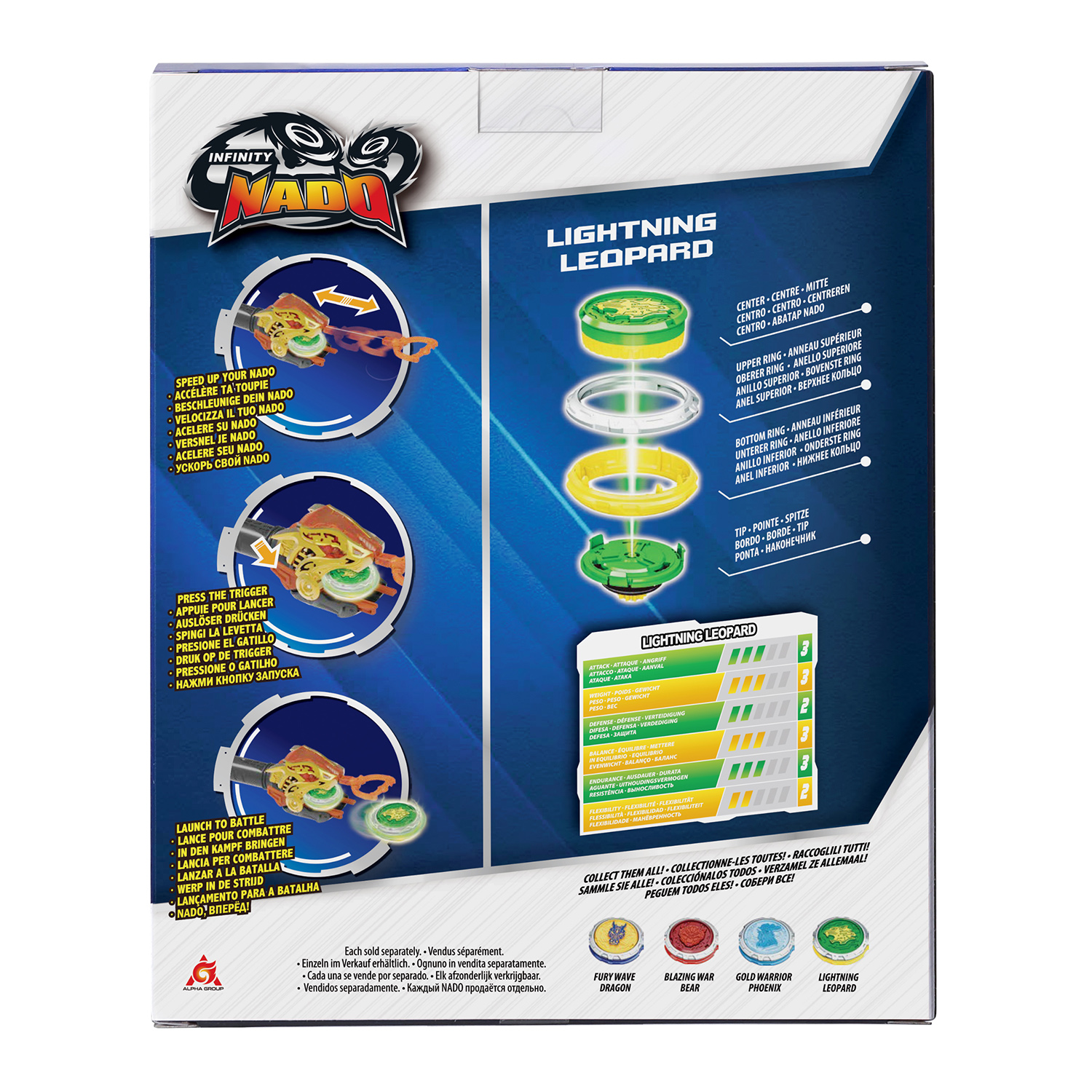 Игровой набор Infinity Nado LightLeopard ЭпикЛончерСтартер - фото 4