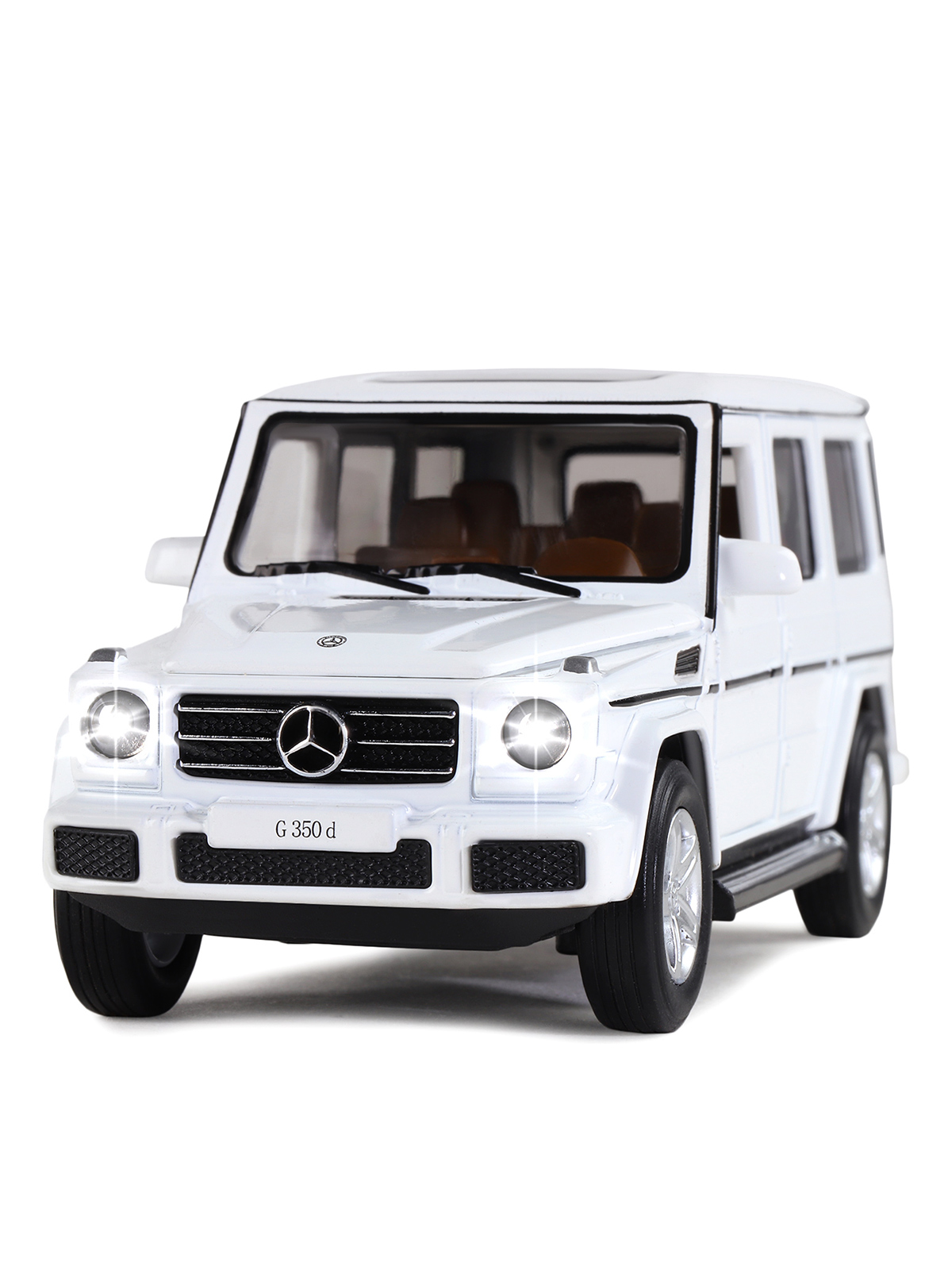 Внедорожник АВТОпанорама Mercedes Benz G350d 1:32 JB1200189 - фото 11