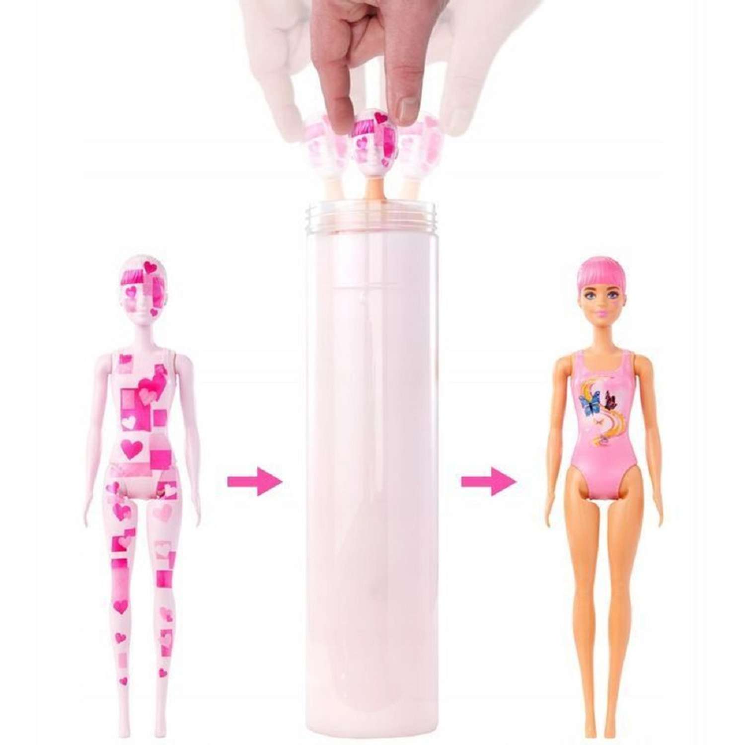 Кукла модельная Barbie Color Reveal HJX55 - фото 3