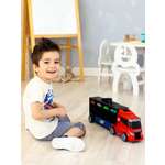 Автовоз Givito 6 машинок 10 дорожных знаков