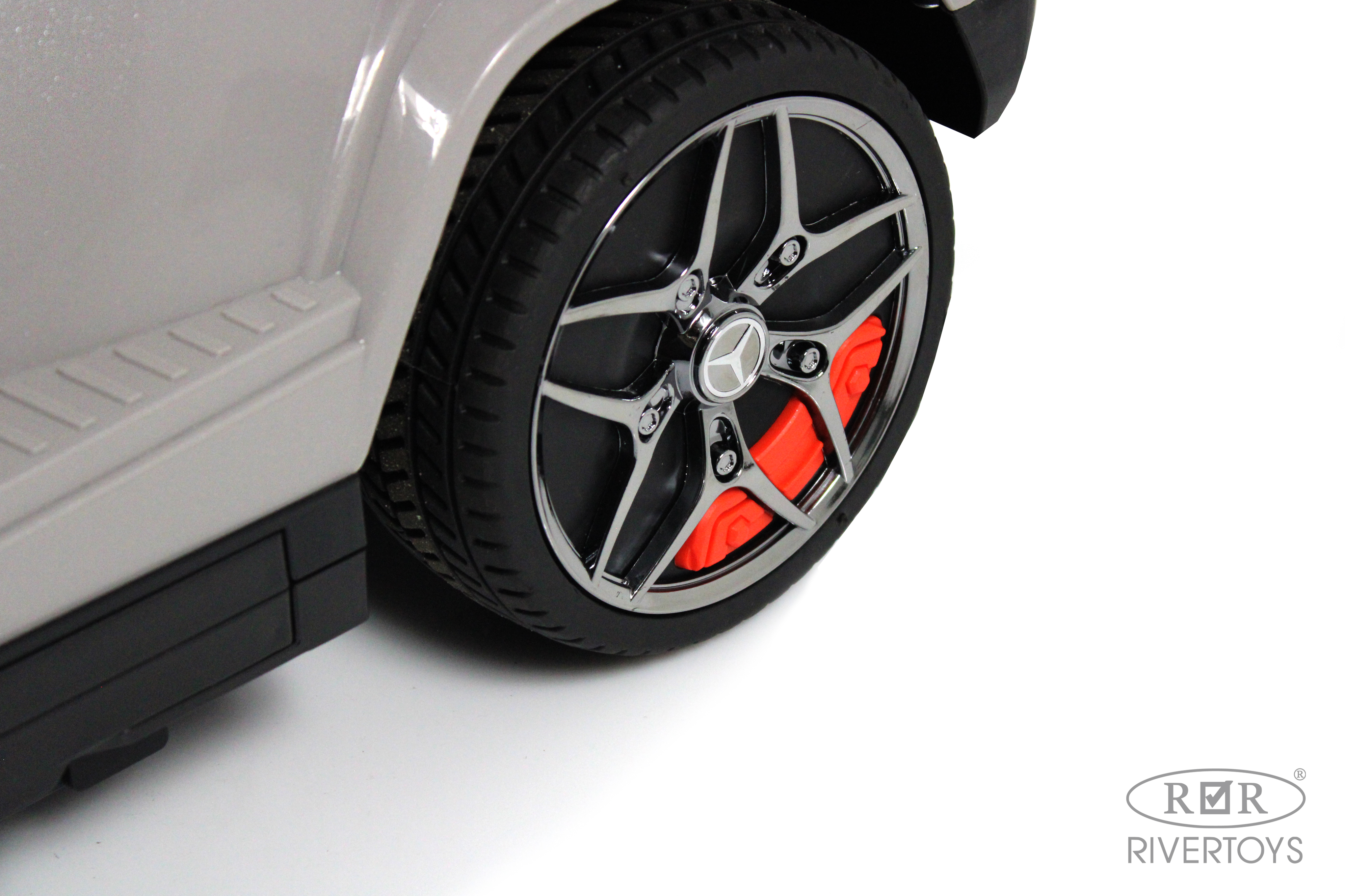 Каталка RIVERTOYS Mercedes-Benz G63 Grey Diamond серый - фото 11