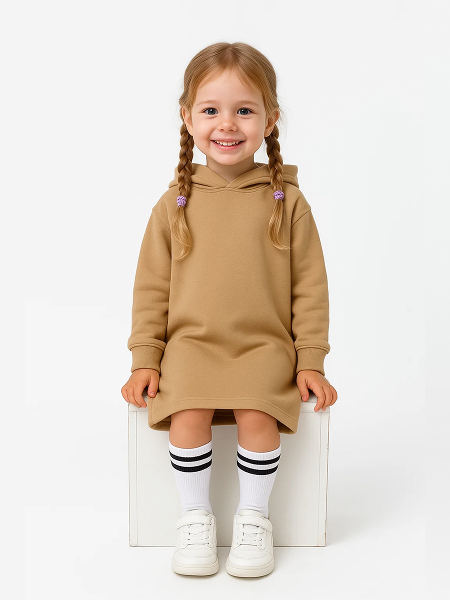 Худи-платье Эскимо у-12-2003бежевый - фото 2