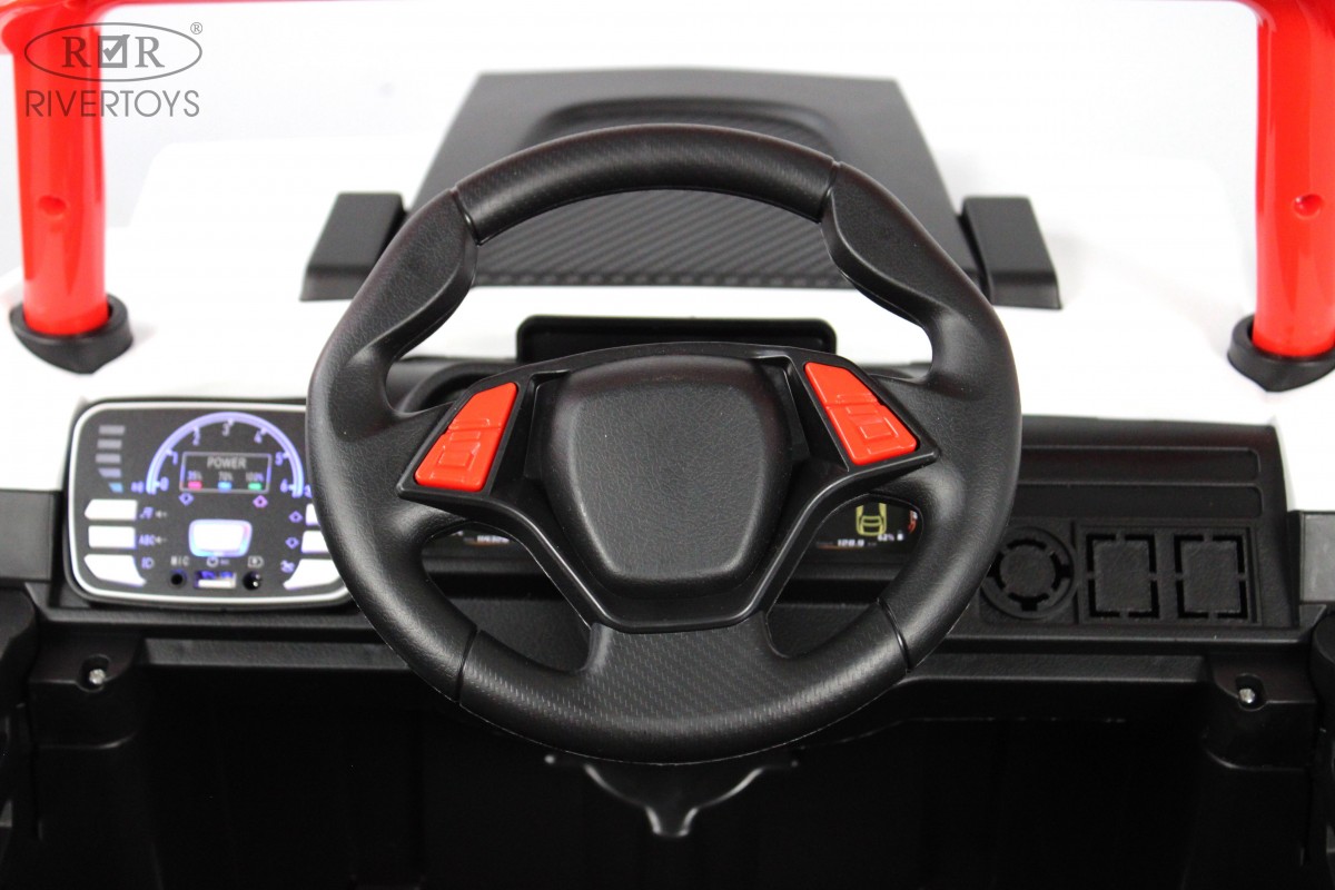 Электромобиль RIVERTOYS F888FF-A-4WD-RED С пультом ДУ - фото 13