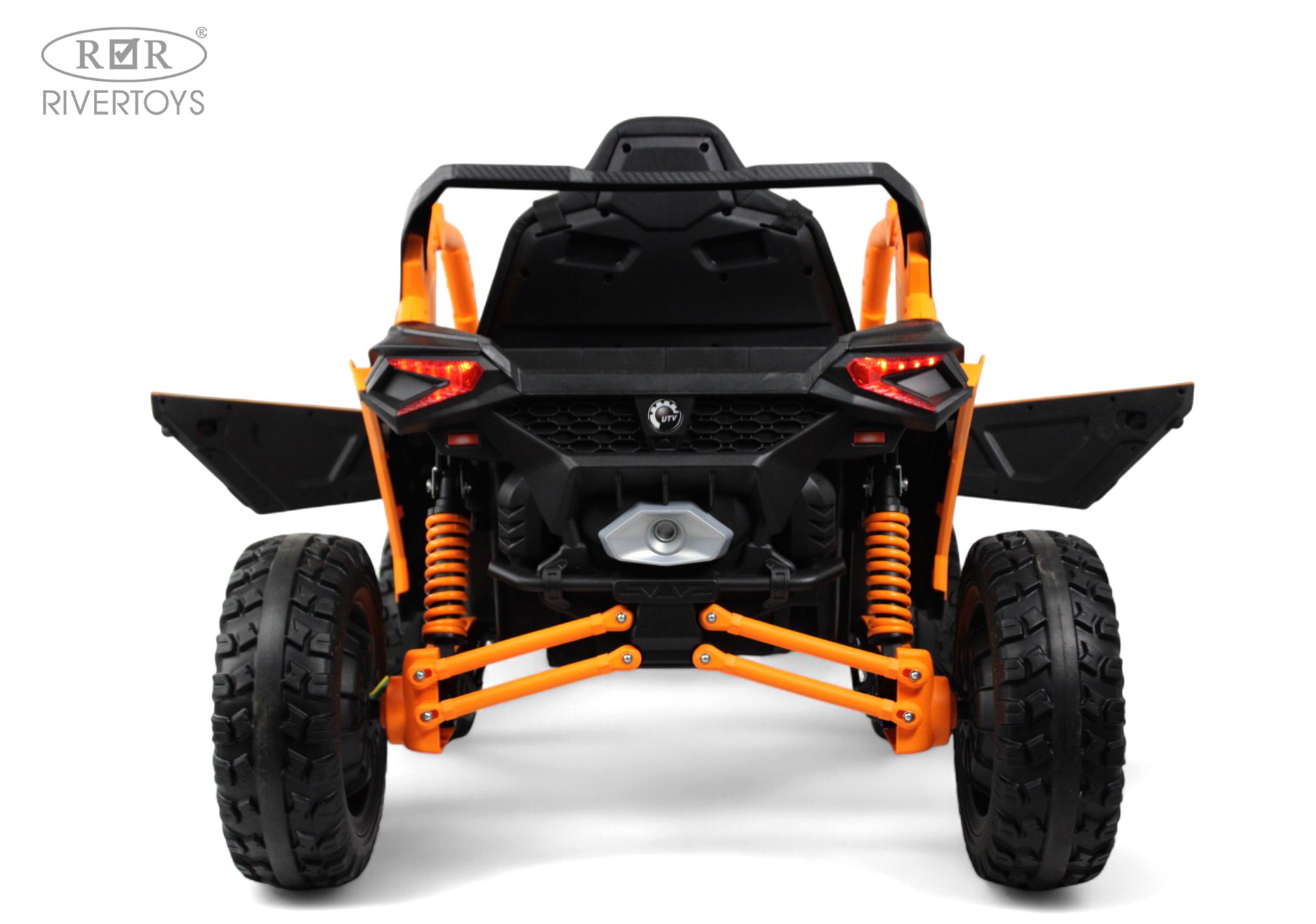 Электромобиль RIVERTOYS Z707ZZ-ORANGE С пультом ДУ - фото 15