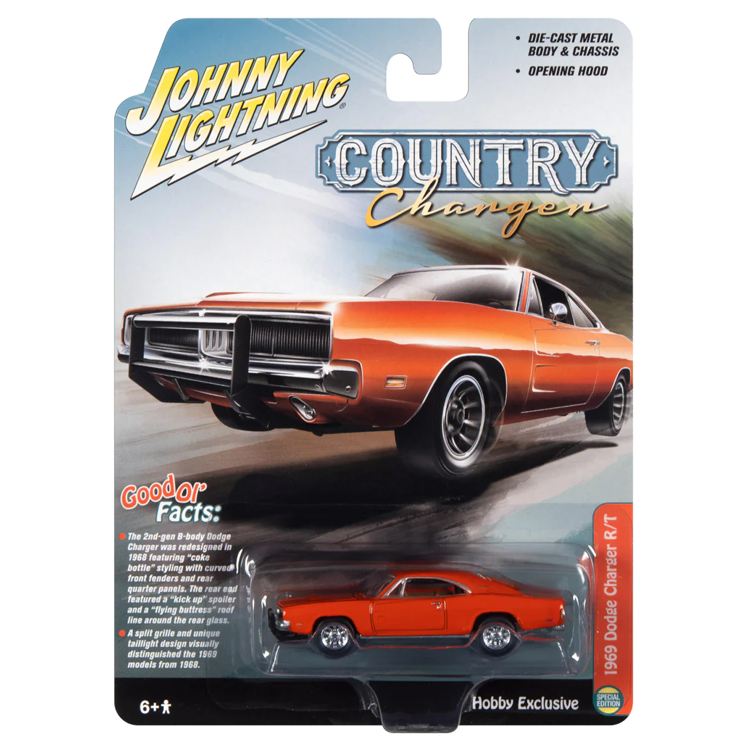 Автомобиль Johnny Lightning Dodge 1:64 JLSP206 - фото 4