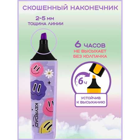 Текстовыделители KEYROAD 4 цв.