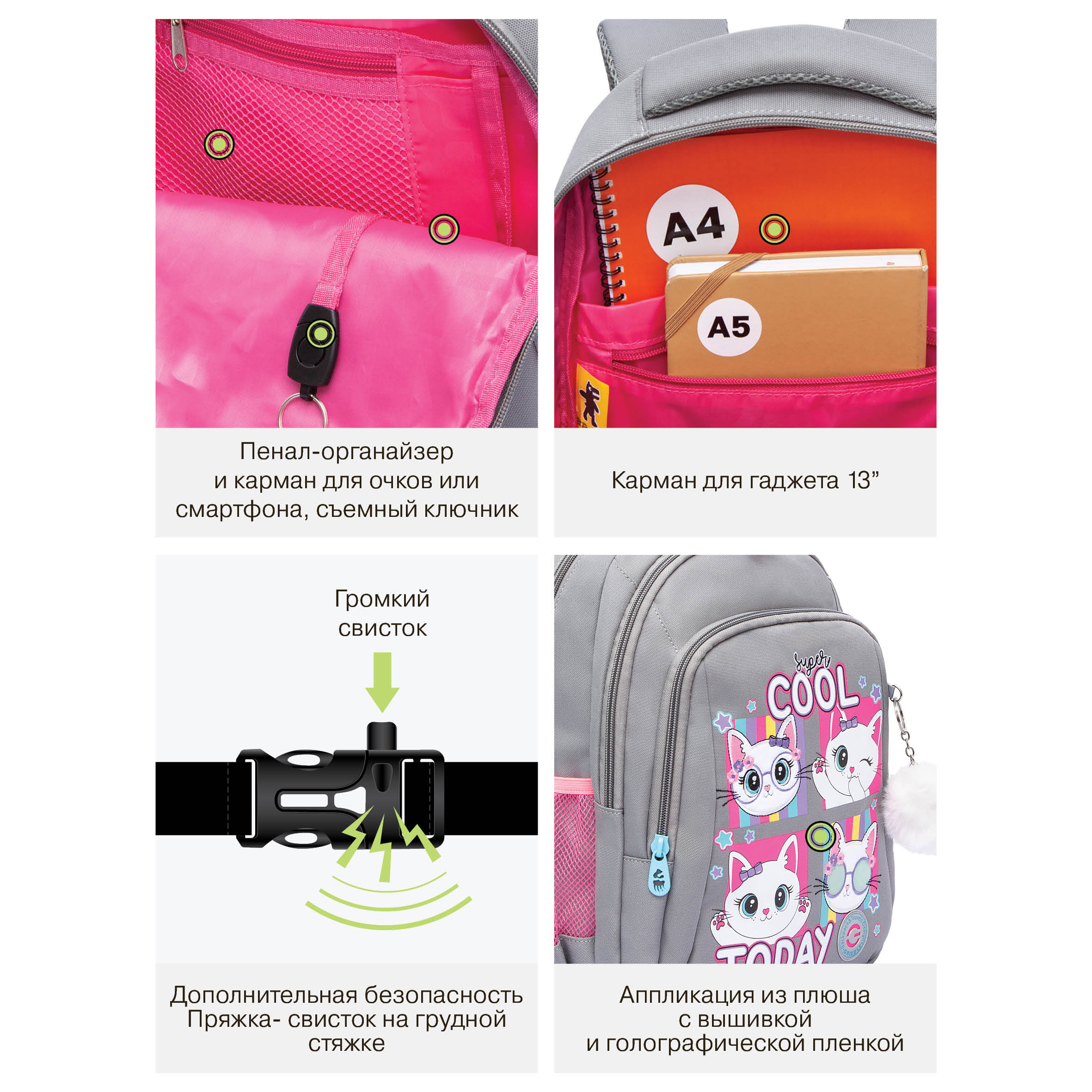 Рюкзак Grizzly - фото 12