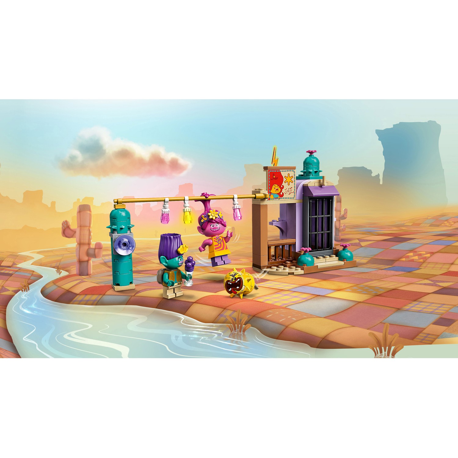 Конструктор LEGO Trolls На плоту в Кантри-тауне - фото 10