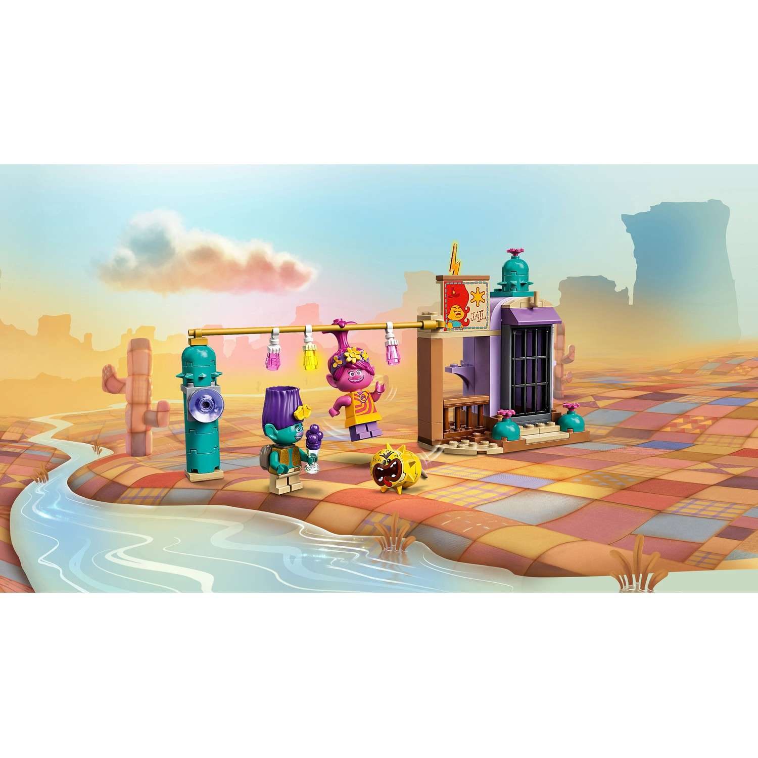 Конструктор LEGO Trolls На плоту в Кантри-тауне блочный - фото 10