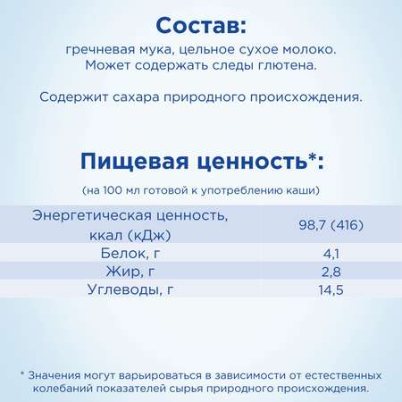 Каша молочная Nutrilon гречневая 200г с 6месяцев