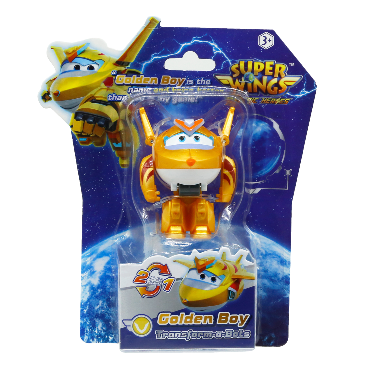 Фигурка Super Wings Голден Бой - фото 3