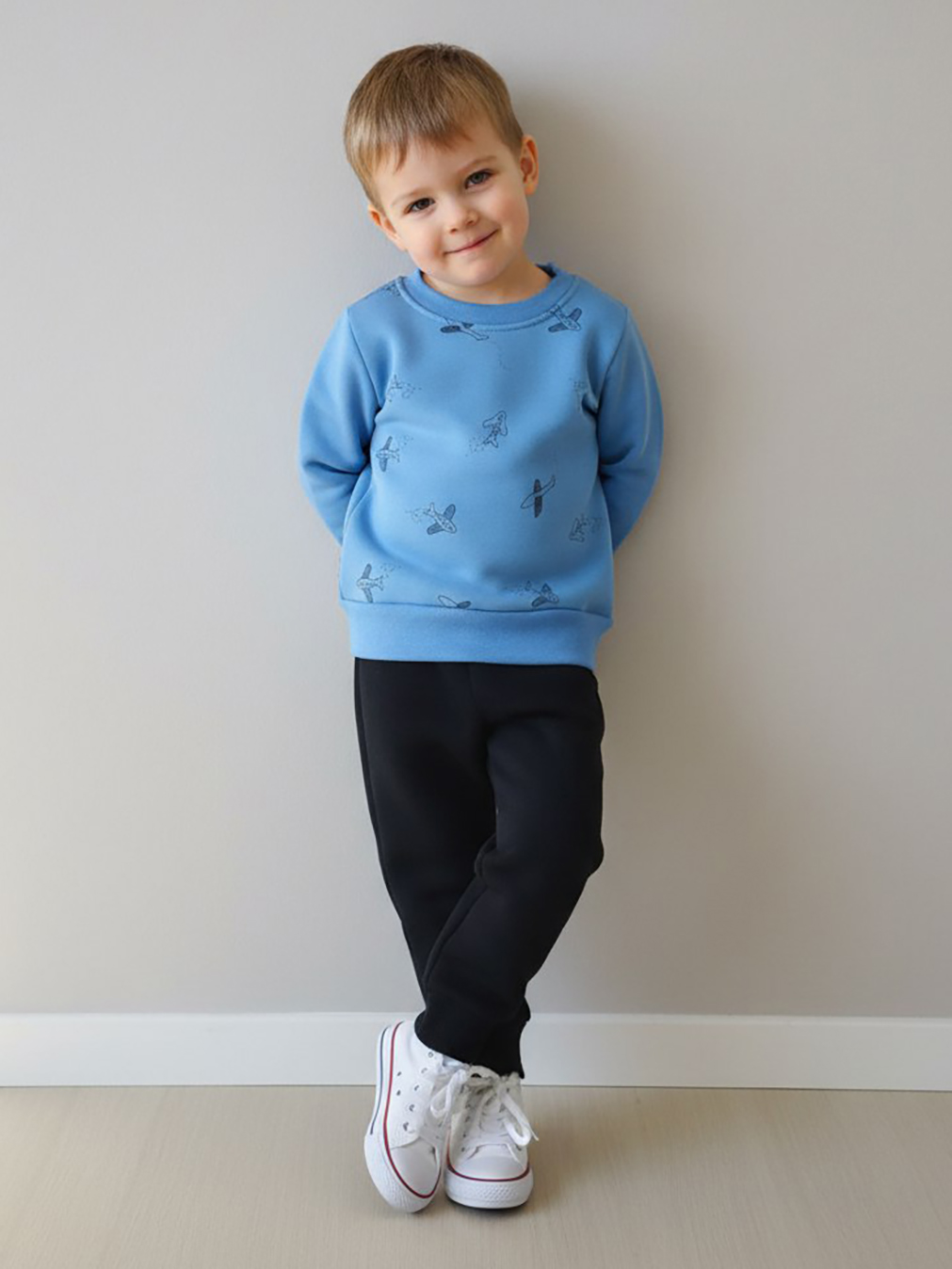 Изображение товара Детский спортивный костюм VGtrikotazh 104 с начесом для осенне-зимнего сезона