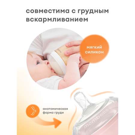 Бутылочка Mombella Anti-Colic 210 мл