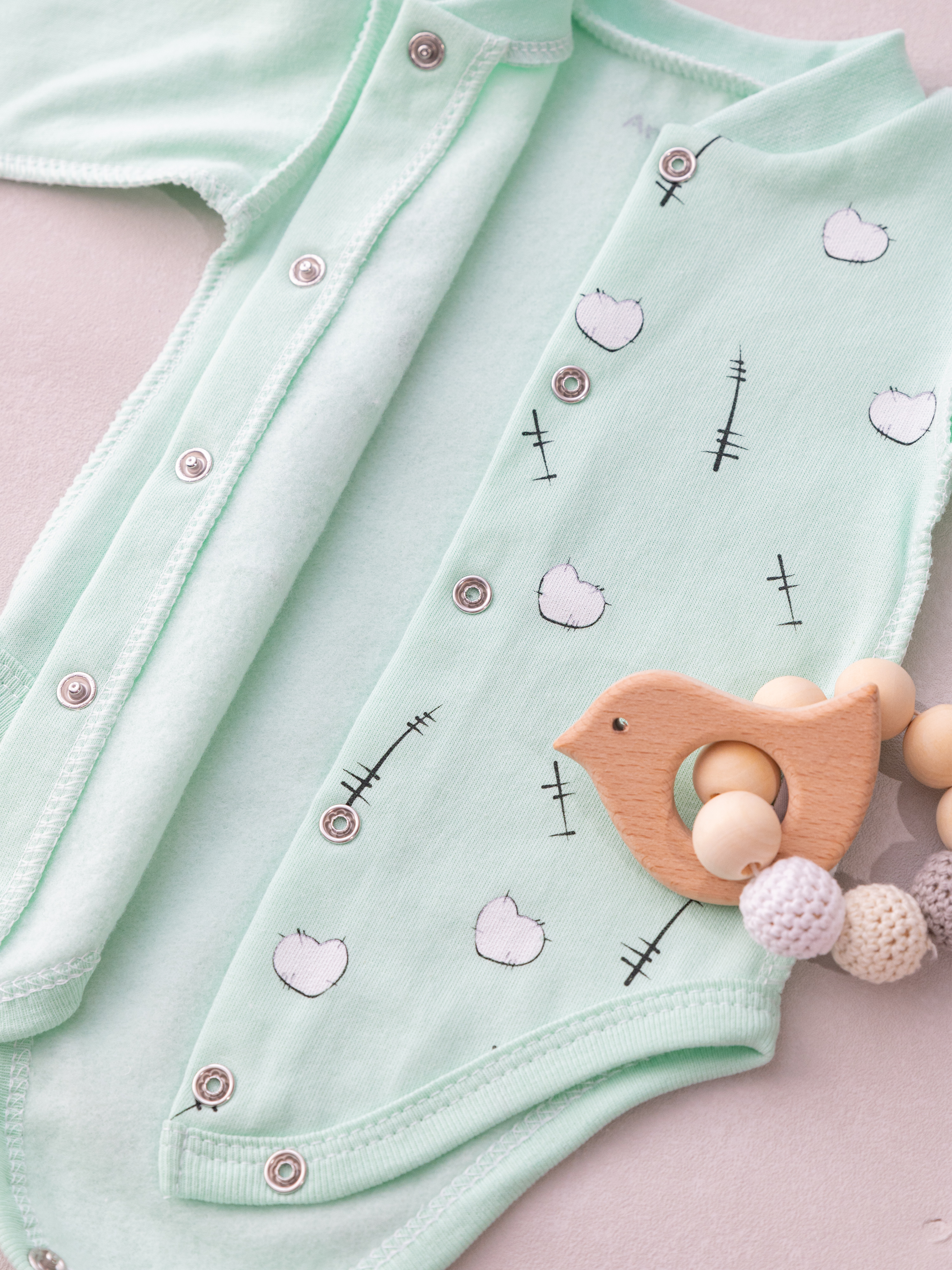 Боди и ползунки Amelli 290.140.0.293.055;230.005.0.293.055зел - фото 8