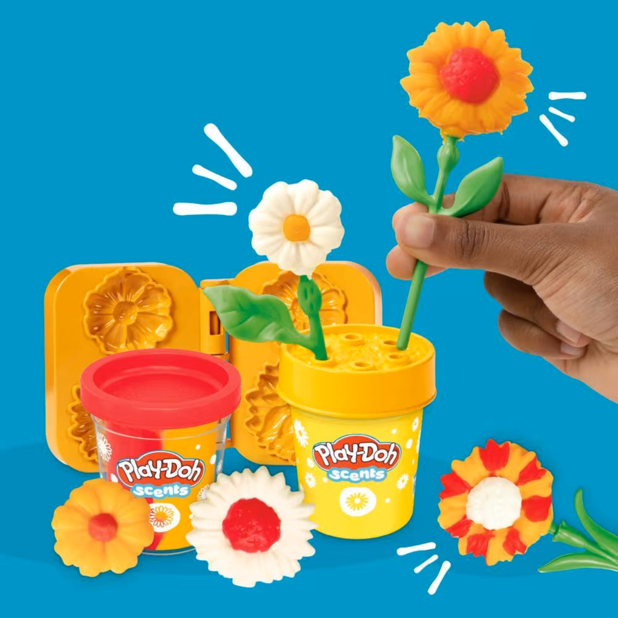 Масса для лепки Hasbro набор Play-Doh Теплый букетик - фото 8