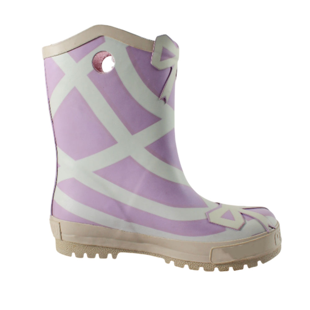 Сапоги резиновые Europen 401488-СВ EUROPEN Сапоги резин для девочки,сиренево-белый - фото 2