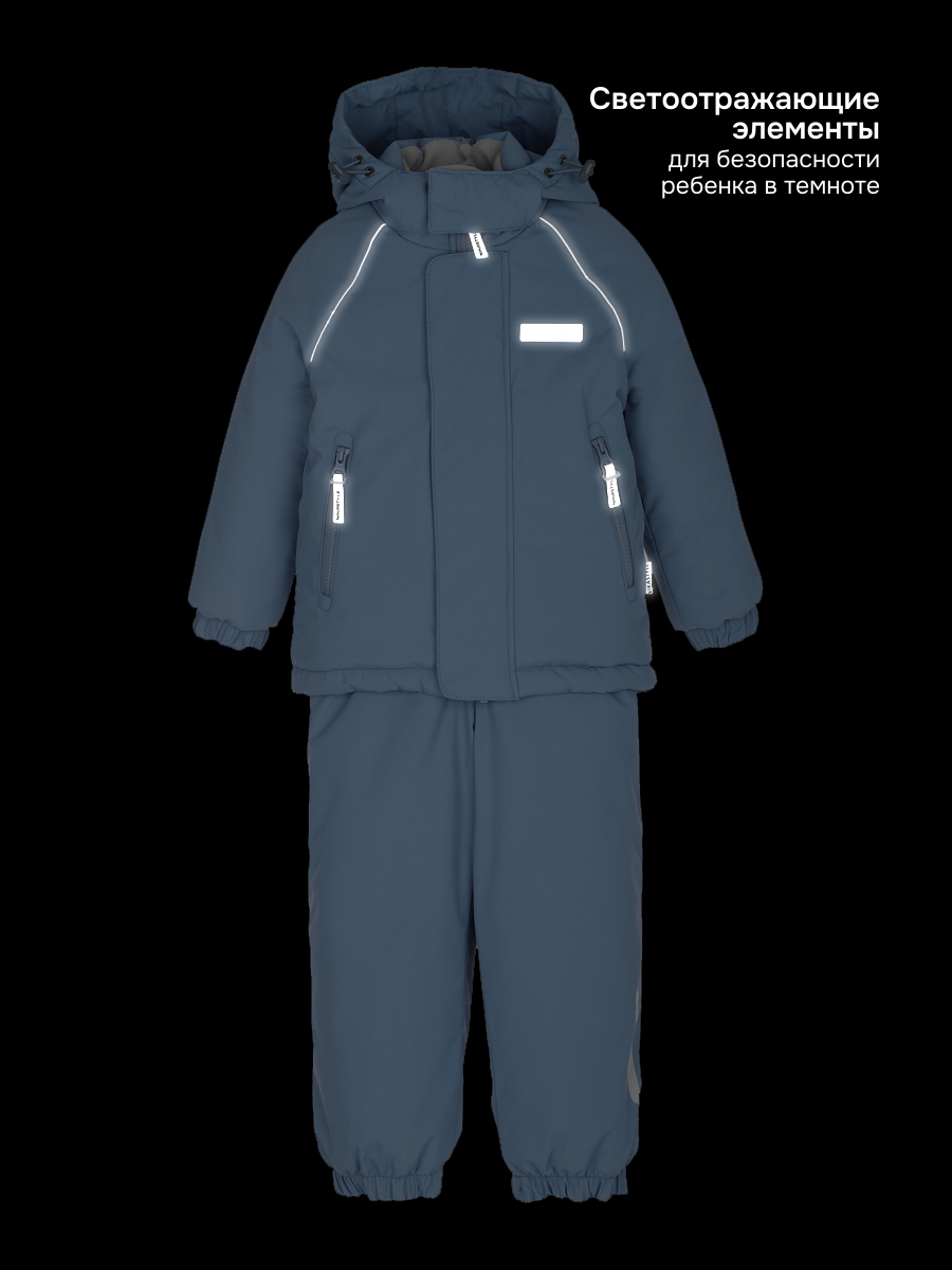 Куртка и полукомбинезон NIKASTYLE 7з0225 джинс - фото 18