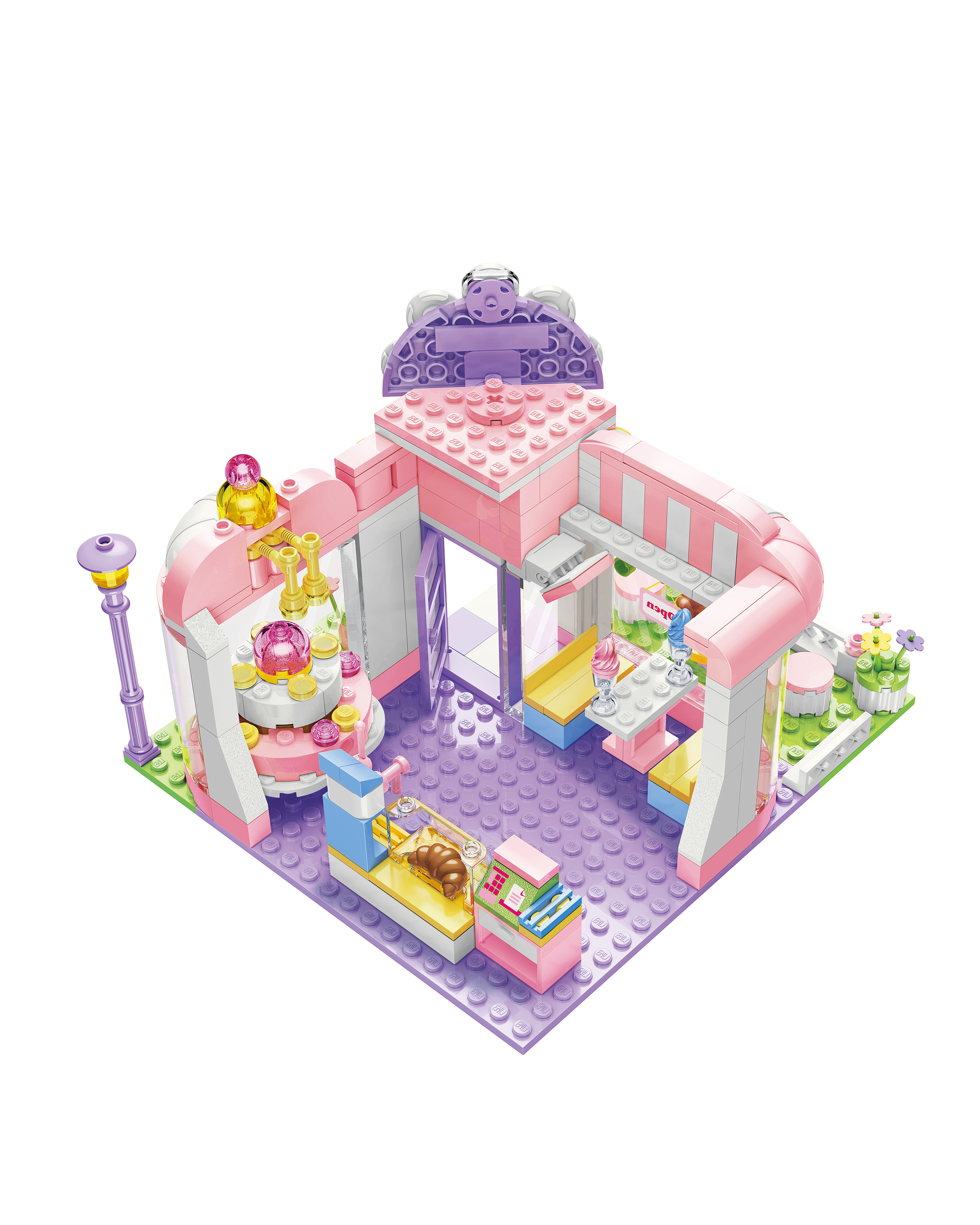 Конструктор QMAN Уютное кафе 277 дет. - фото 2