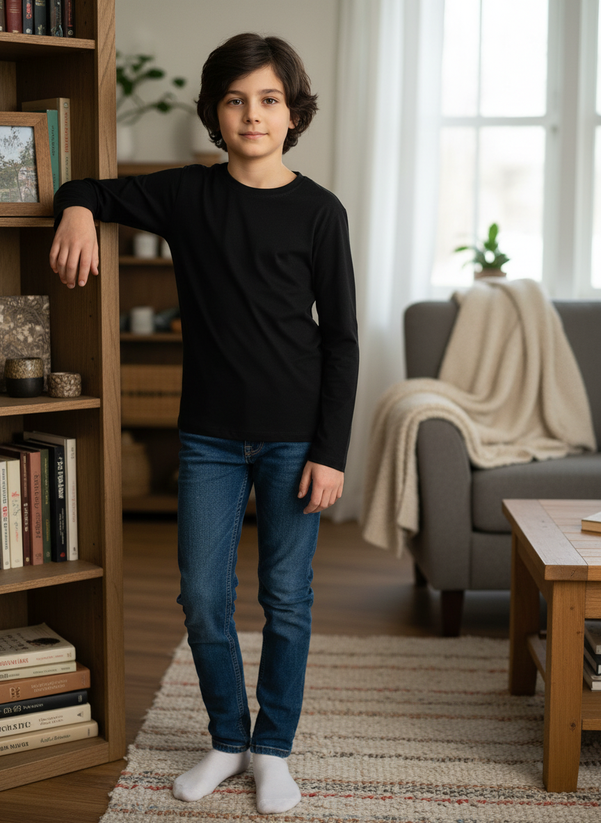 Лонгслив Утенок 698/1 черный - фото 1