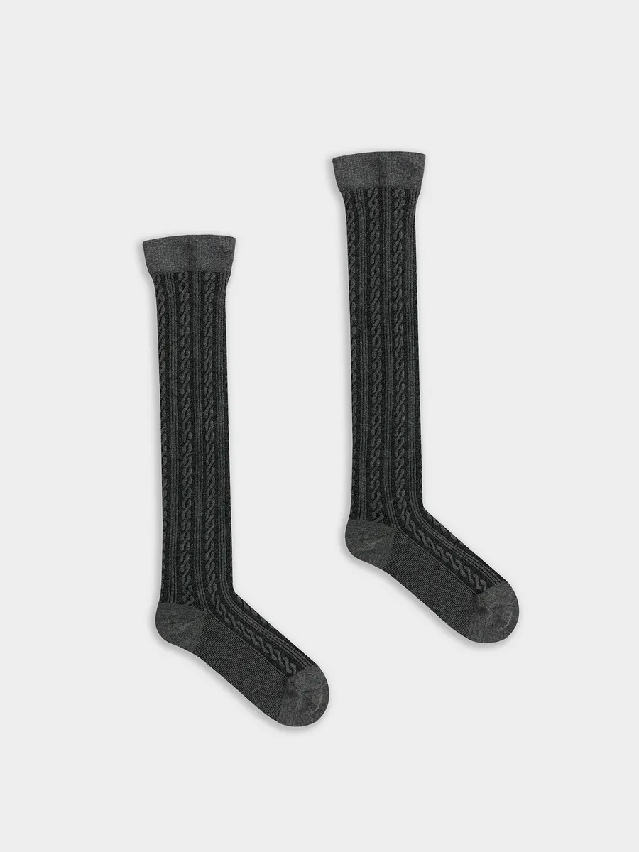 Гольфы Mark Formelle (Марк Формэль) 255K-488/т.серый меланж - фото 8