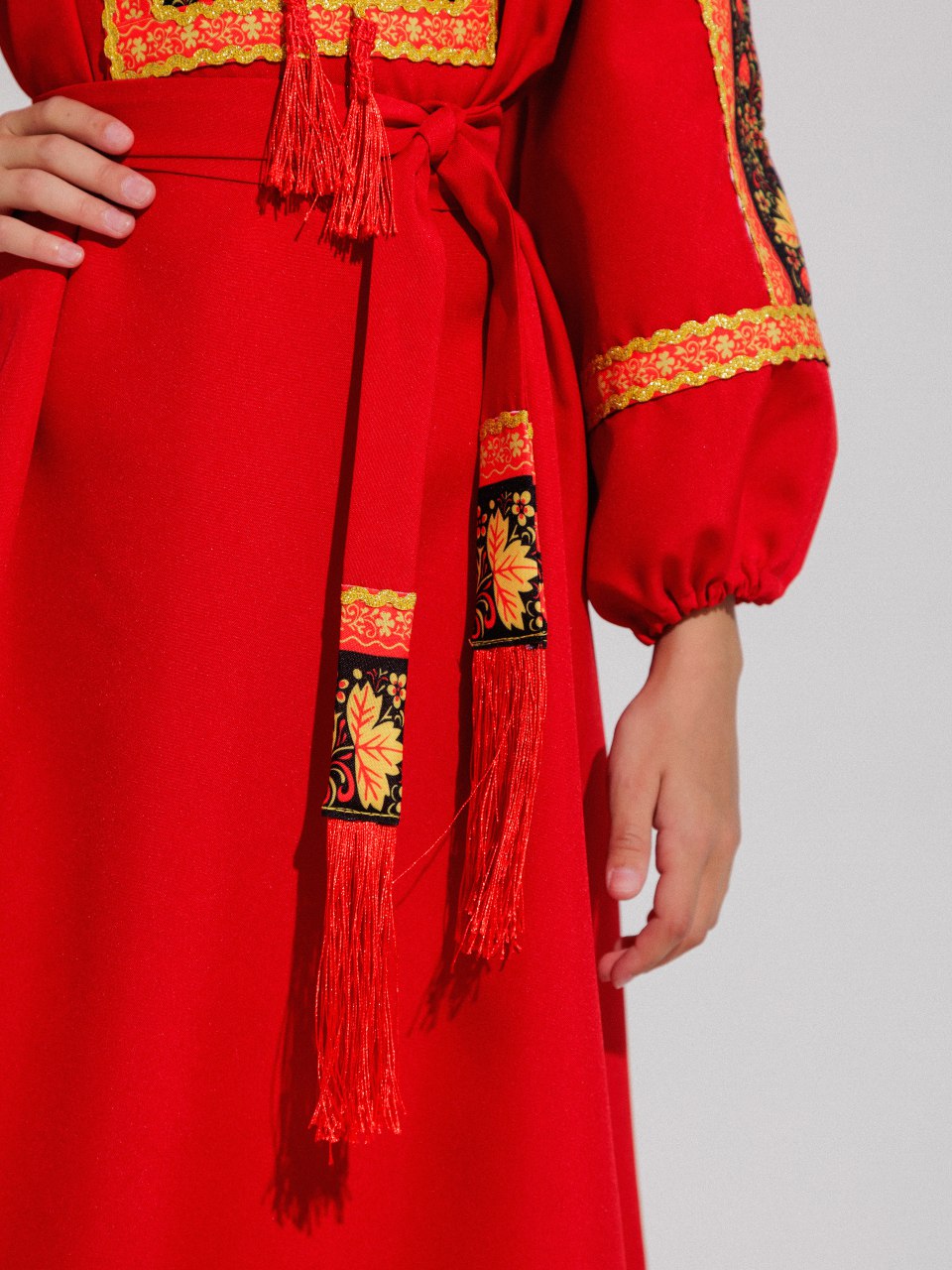 Платье Gala-Вальс С/рубашка Алена/красный - фото 9