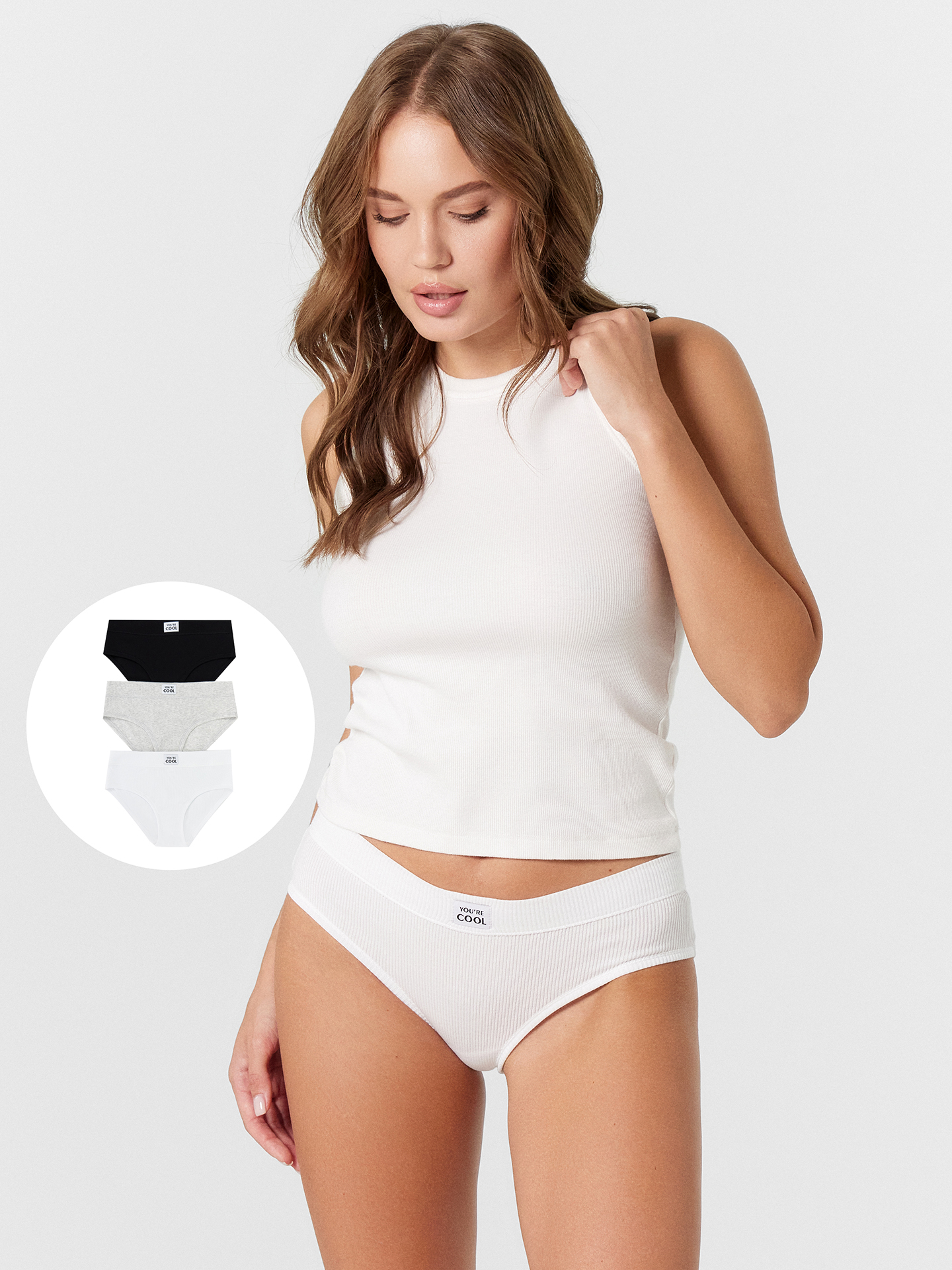 Трусы 3 шт Mark Formelle (Марк Формэль) 412491-3/белый10 - фото 1