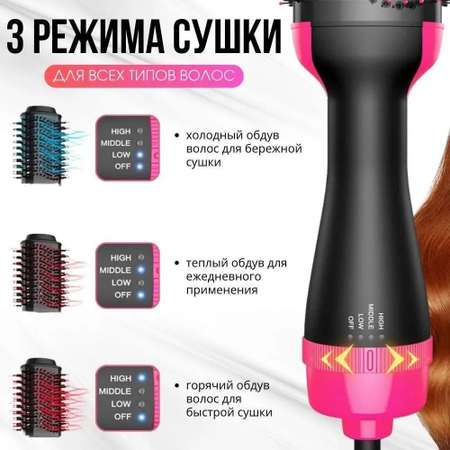 Фен-щётка CASTLELADY 3 в 1 брашинг стайлер