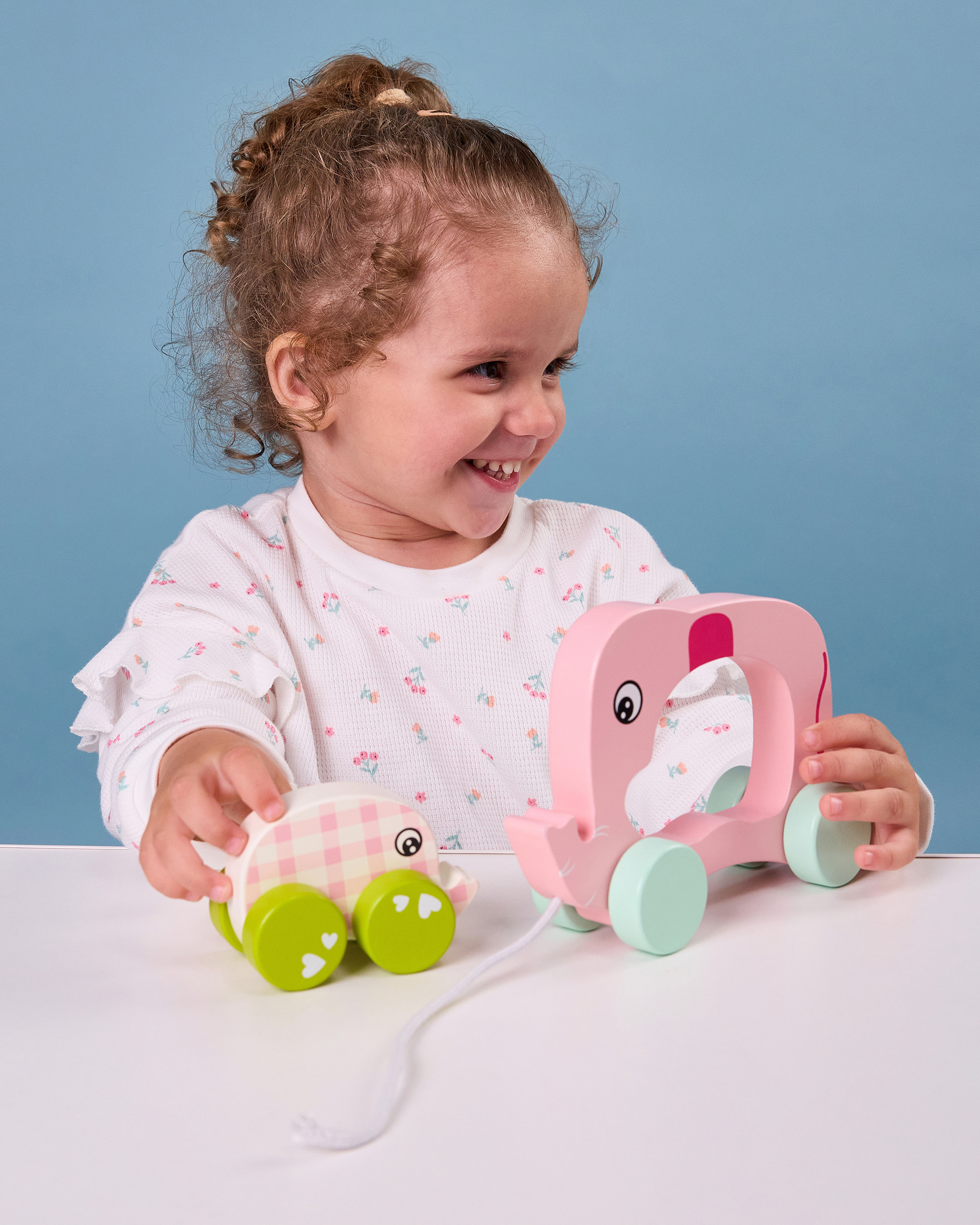 Игрушка BabyGo каталка Слоник - фото 5