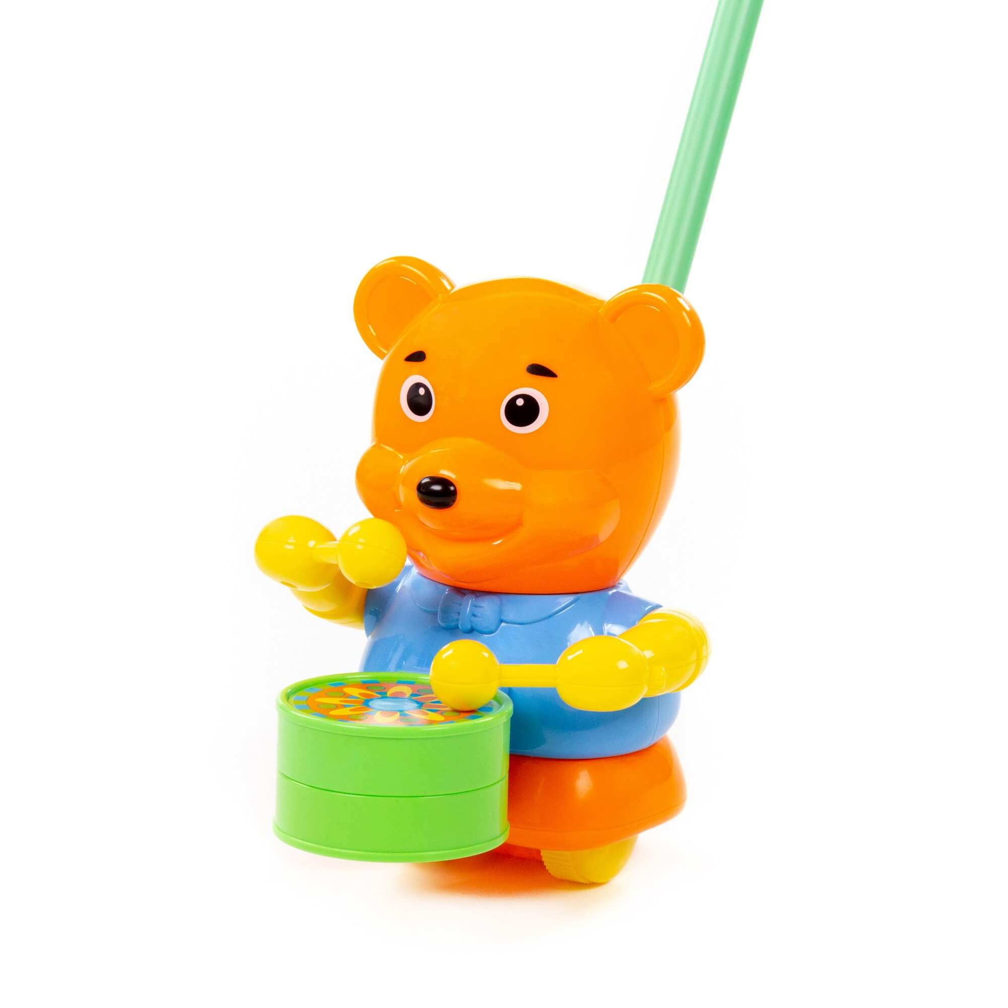 Игрушка Полесье каталка Медвежонок с ручкой - фото 4