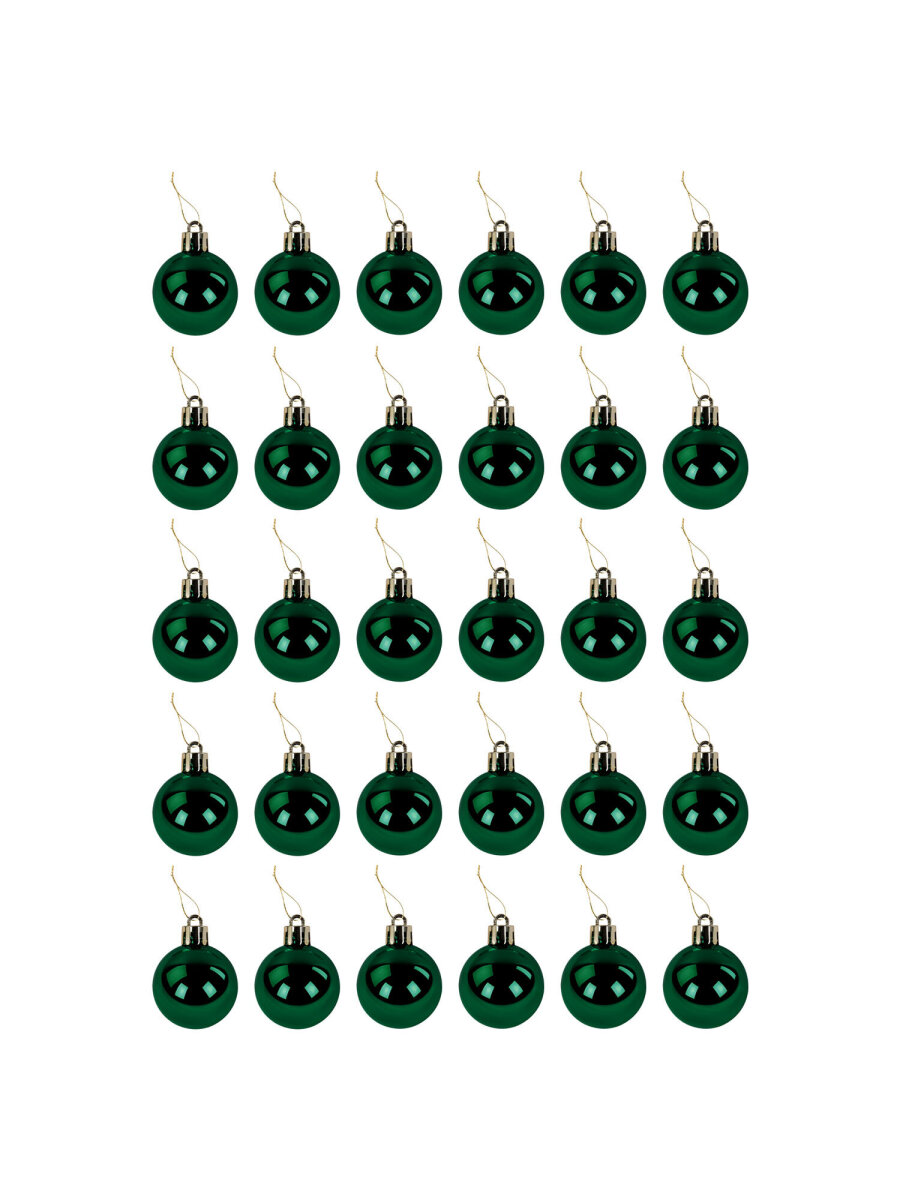 Елочные игрушки шары Золотая сказка шарики на новогоднюю елку набор 30 штук - фото 3