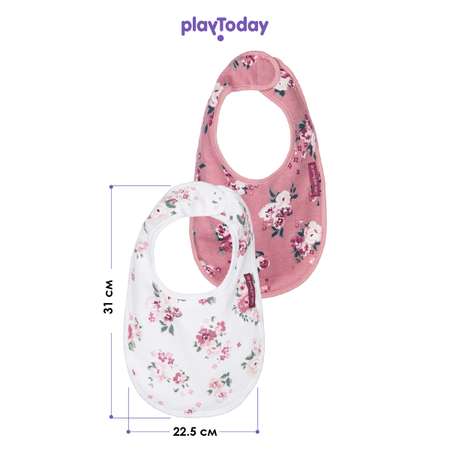 Нагрудник PlayToday текстиль 2 шт.