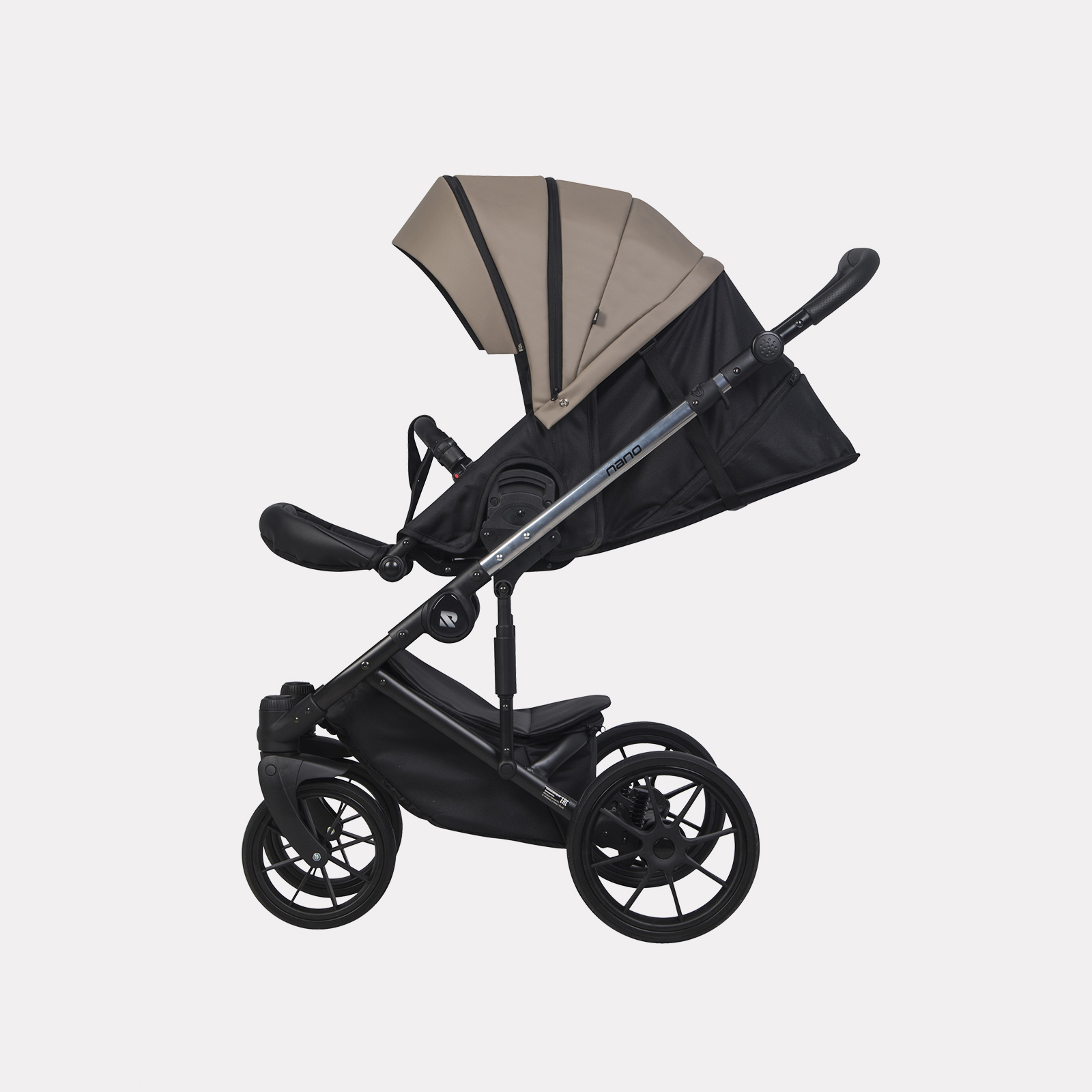 Коляска 2в1 Riko Nano Thermo Ecco коричневый - фото 11